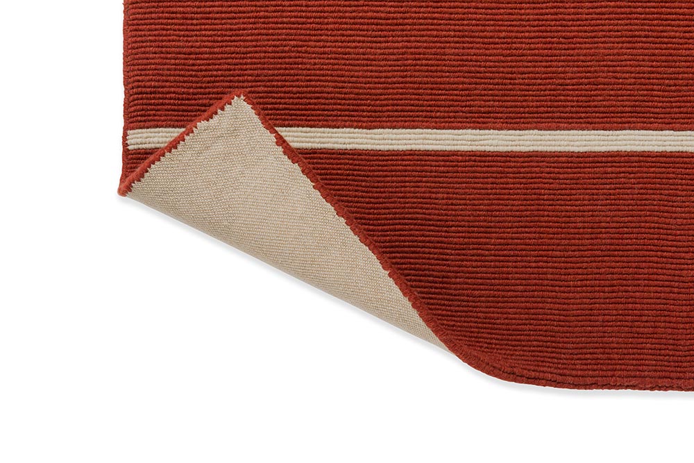 Tiibet beige-red wool rug