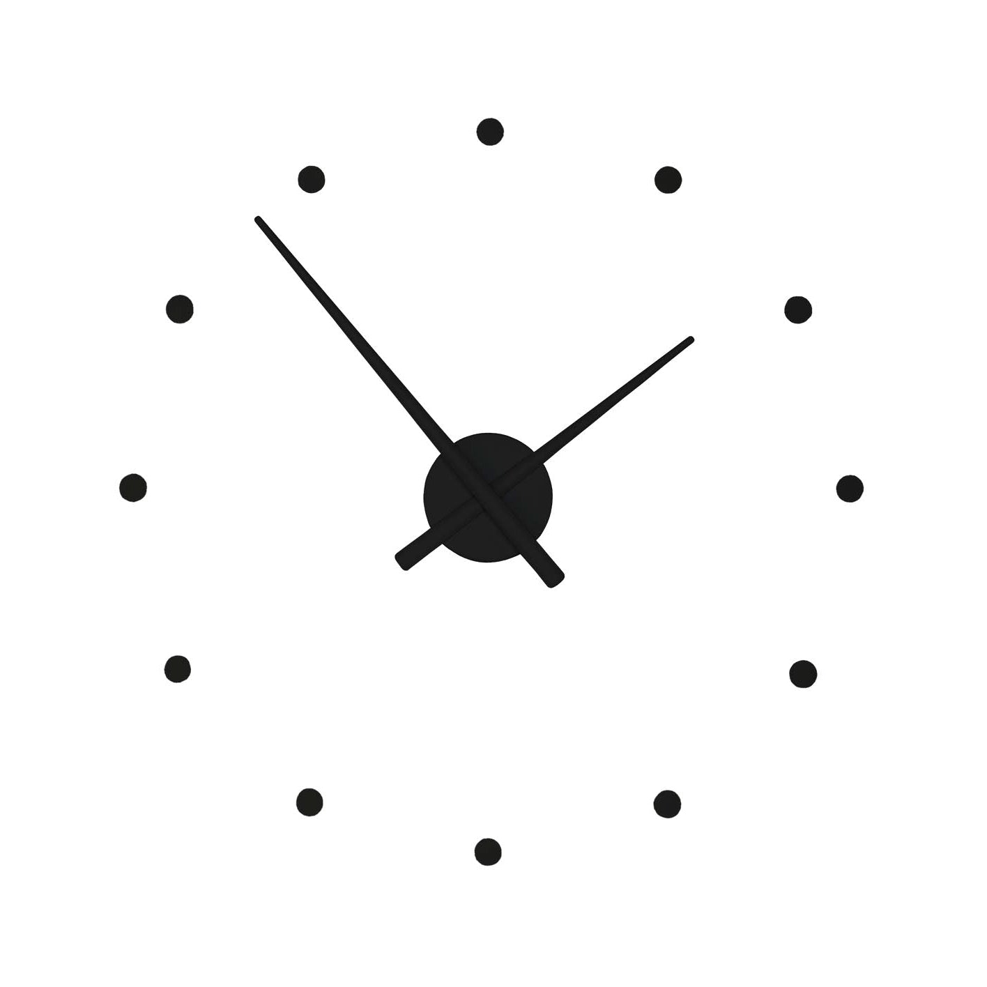 Wanduhr OJ MINI schwarz