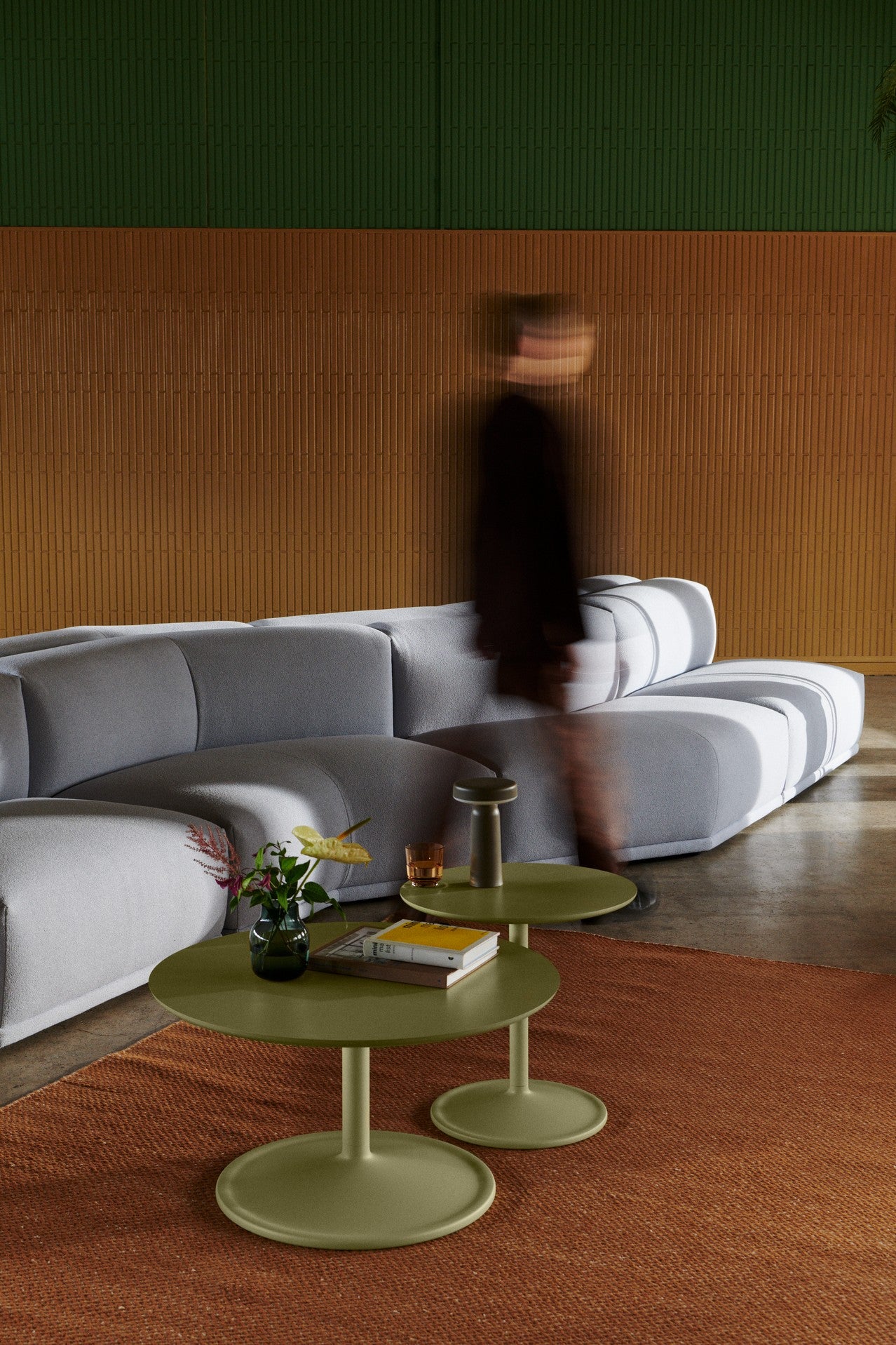 Beistelltisch SOFT beige-grün