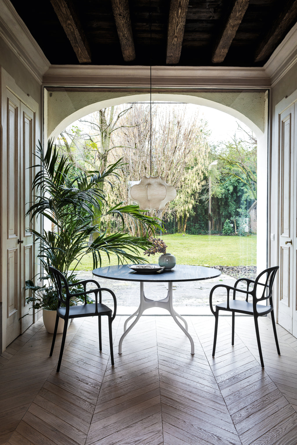 MILA outdoor chair yellow