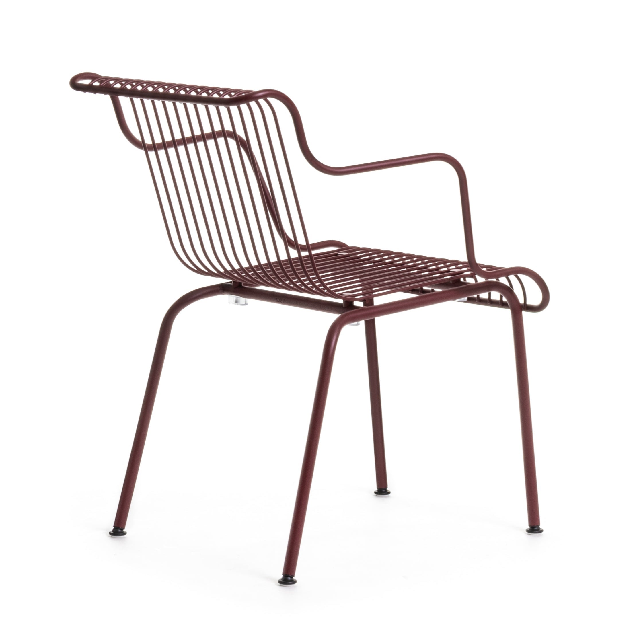 SOUTH burgundy garden chair