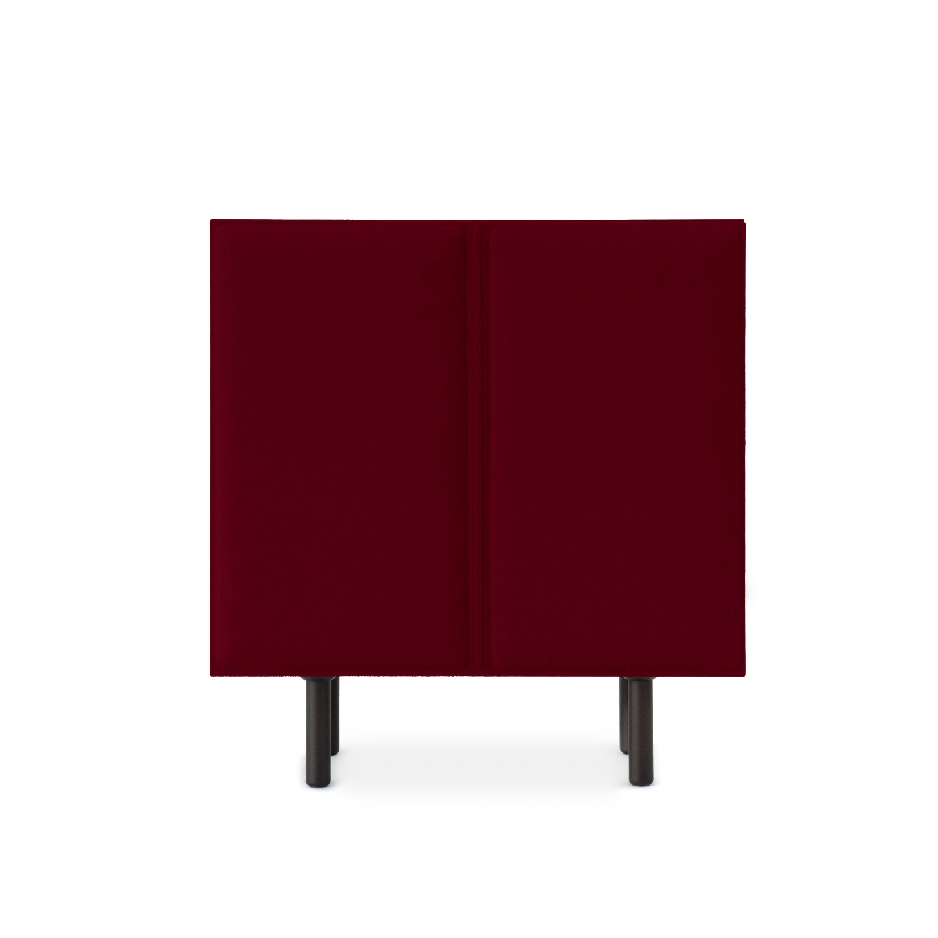 TACITO cabinet burgundy felt