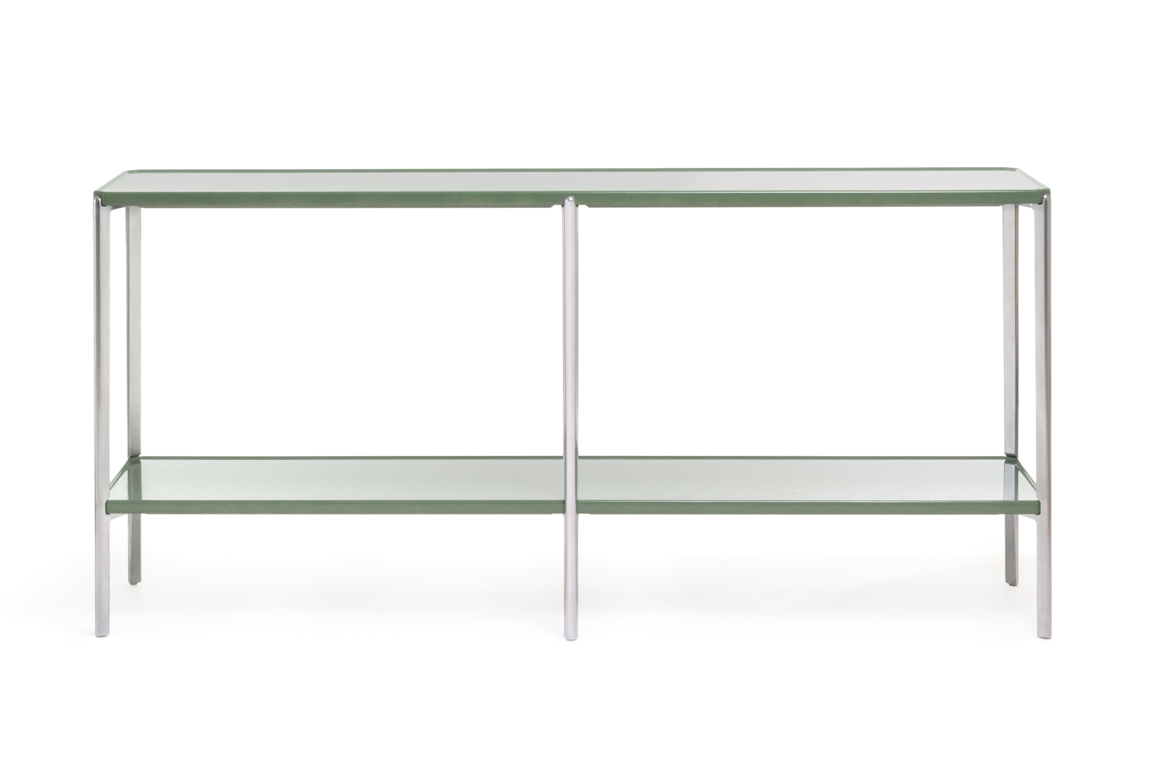 TAMBOUR Doppelregal Grünbeton