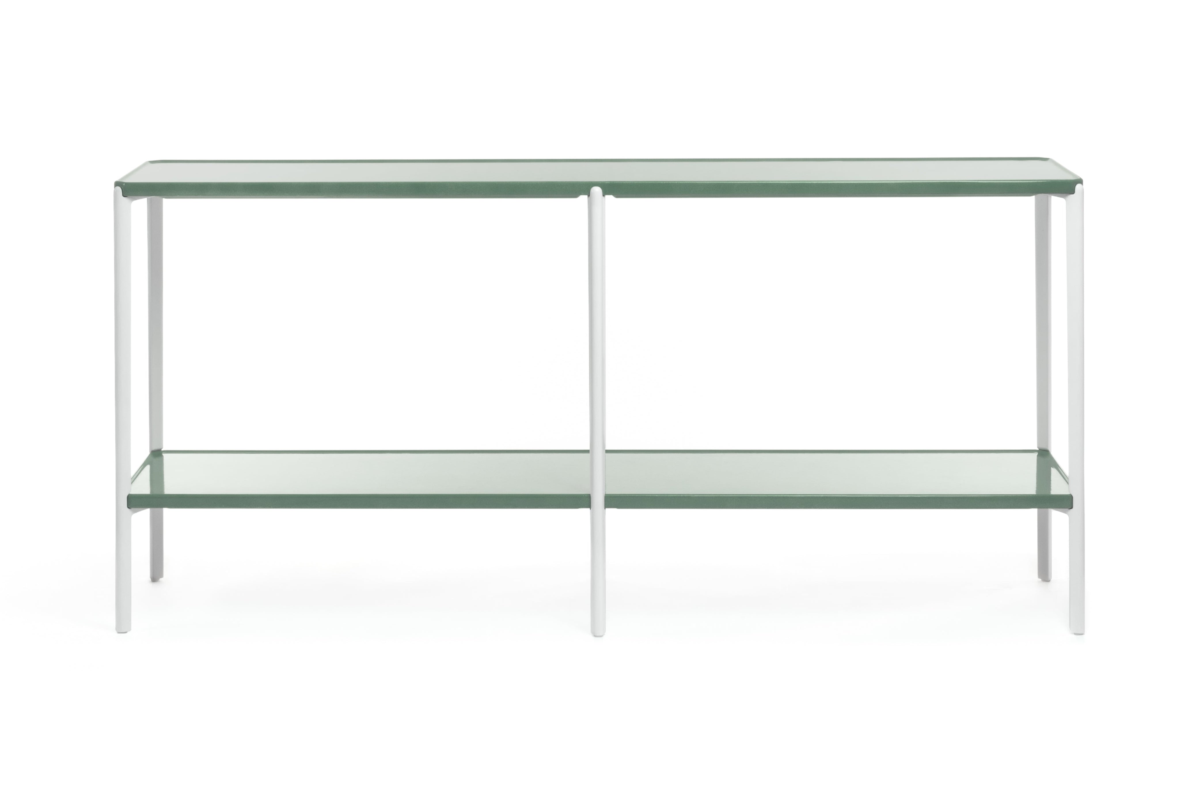 TAMBOUR Doppelregal Grünbeton