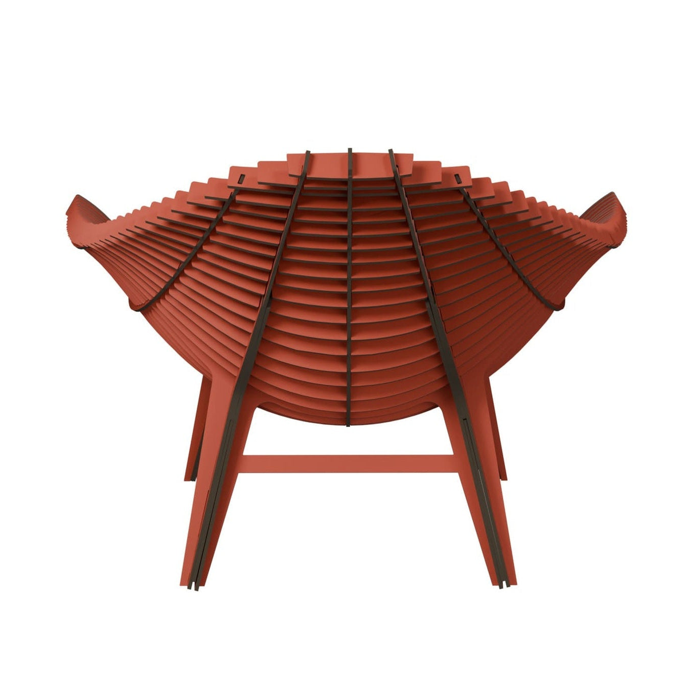 Außenstuhl MANTA in Orange