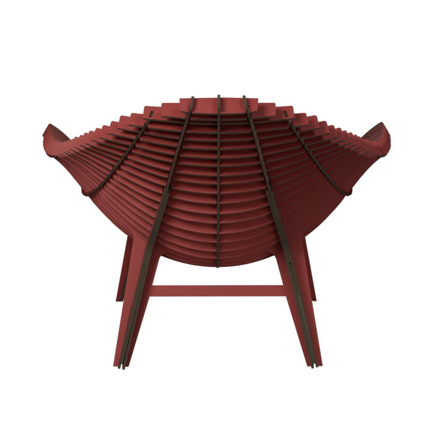 Außenstuhl MANTA rot