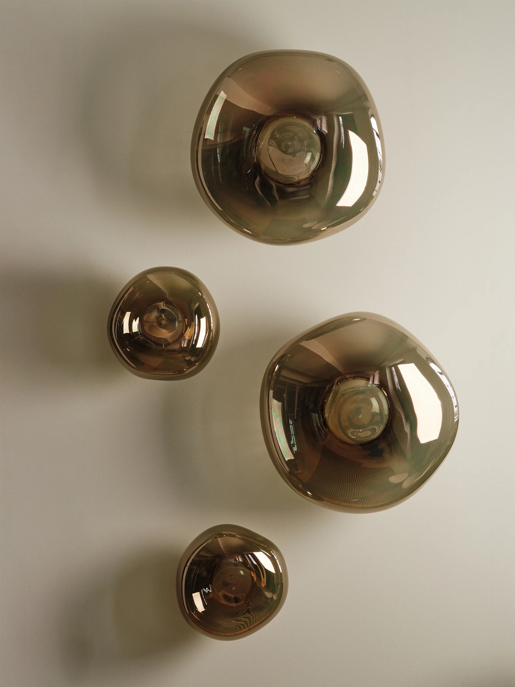Silberwandlampe