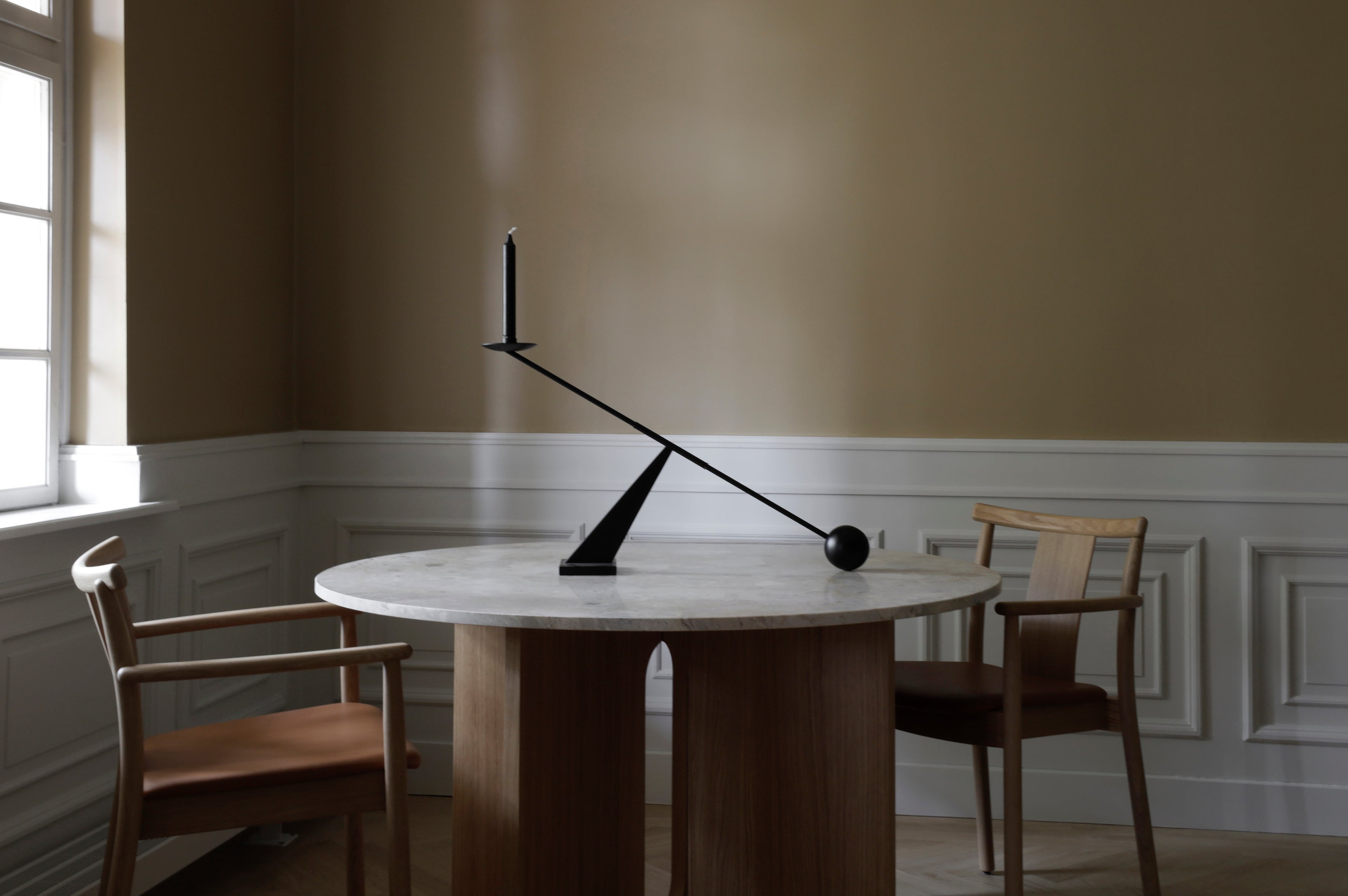 MERKUR Chair Black Oak Wood