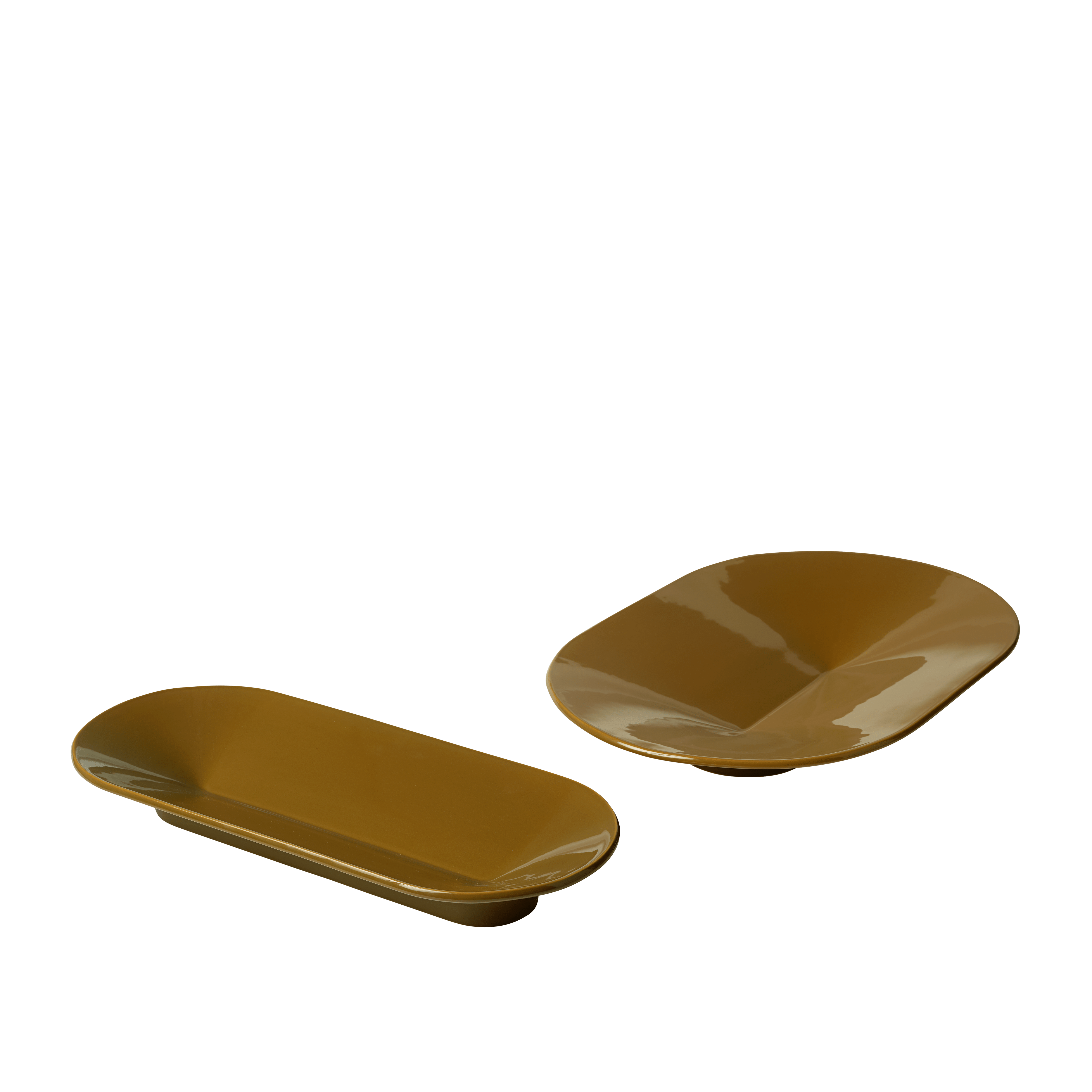 Brown Ceramic Platter MERE