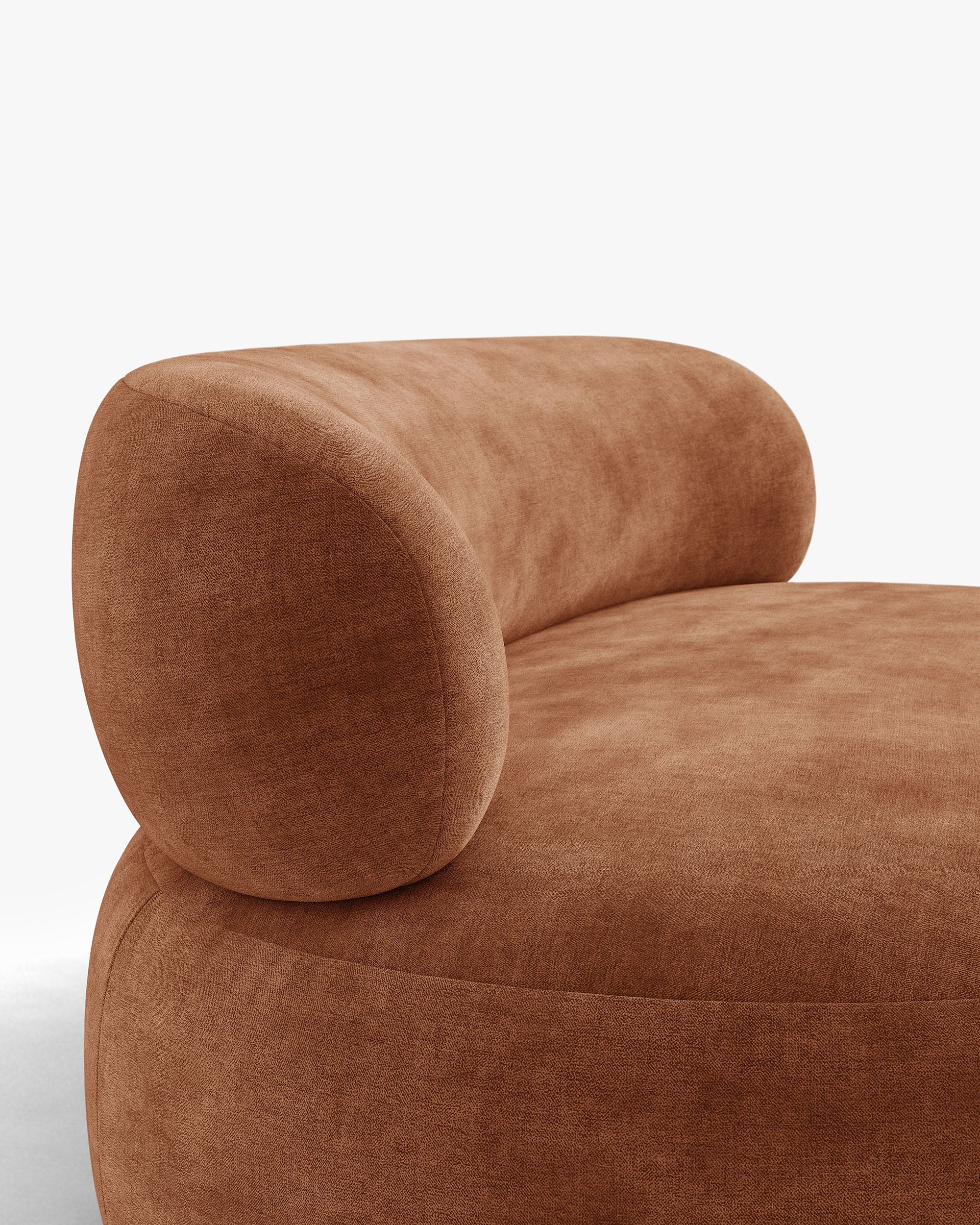 Sofa 3-osobowa AURA ceglany szenil