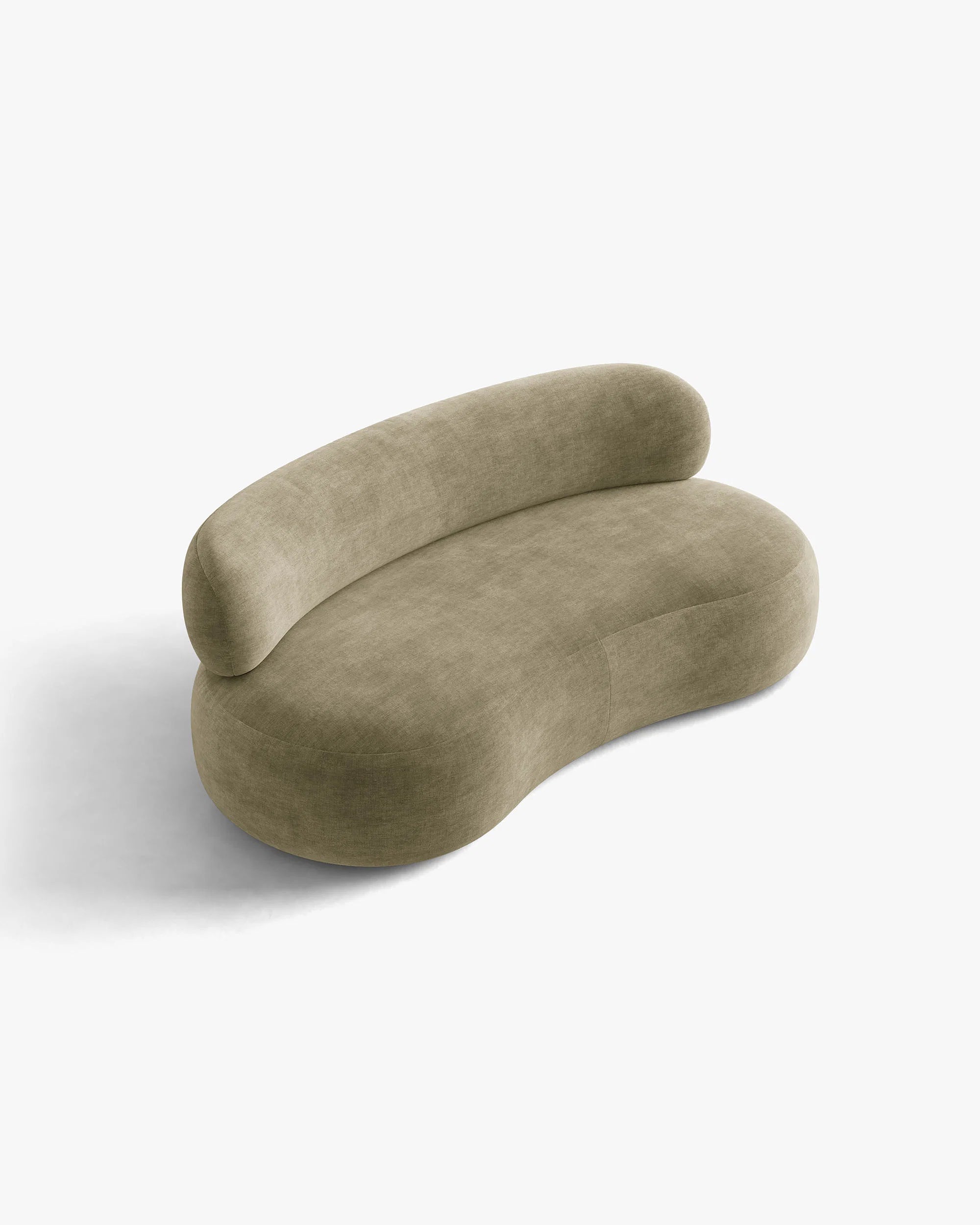 Sofa 3-osobowa AURA jasnooliwkowy szenil