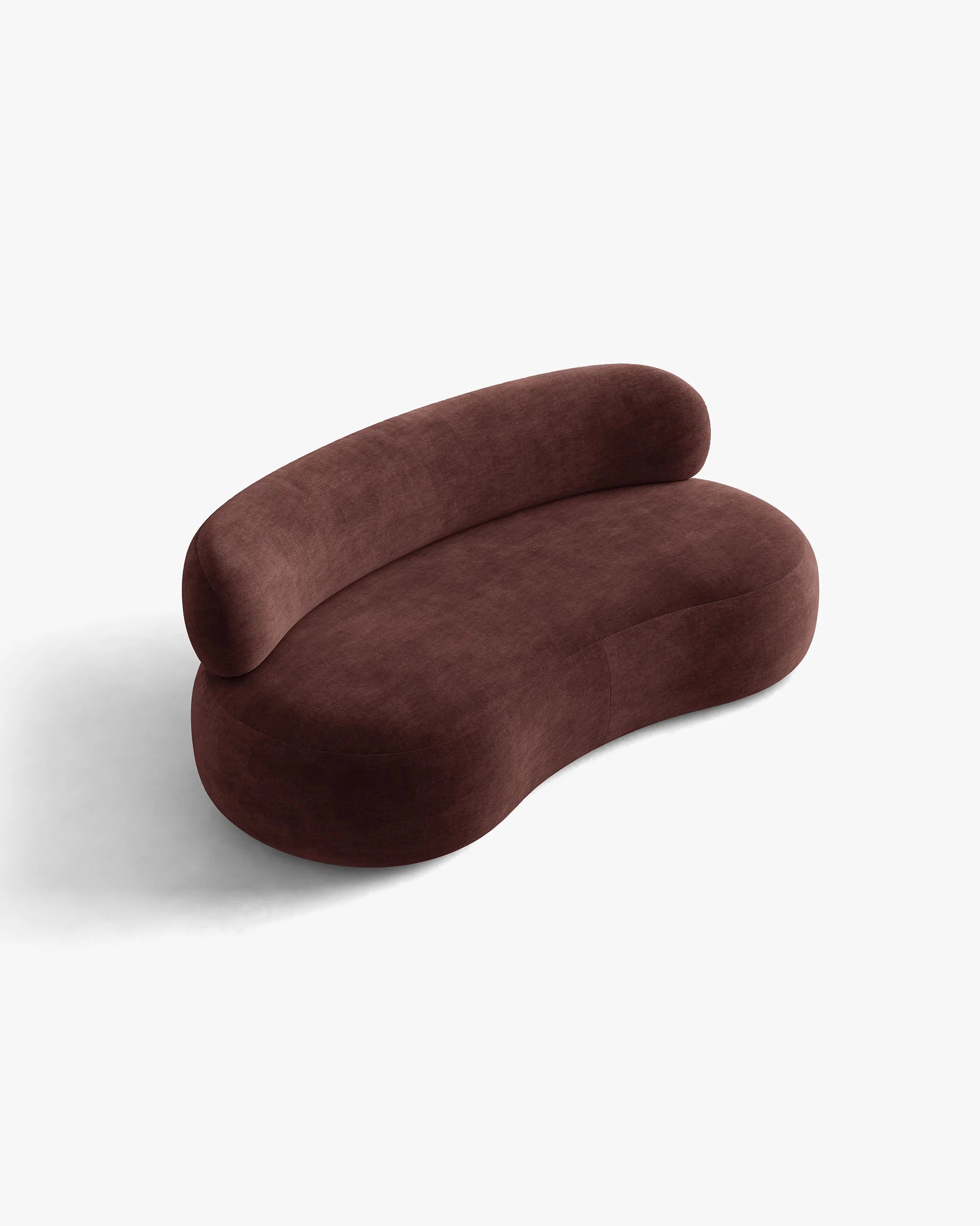 Sofa 3-osobowa AURA wiśniowy szenil