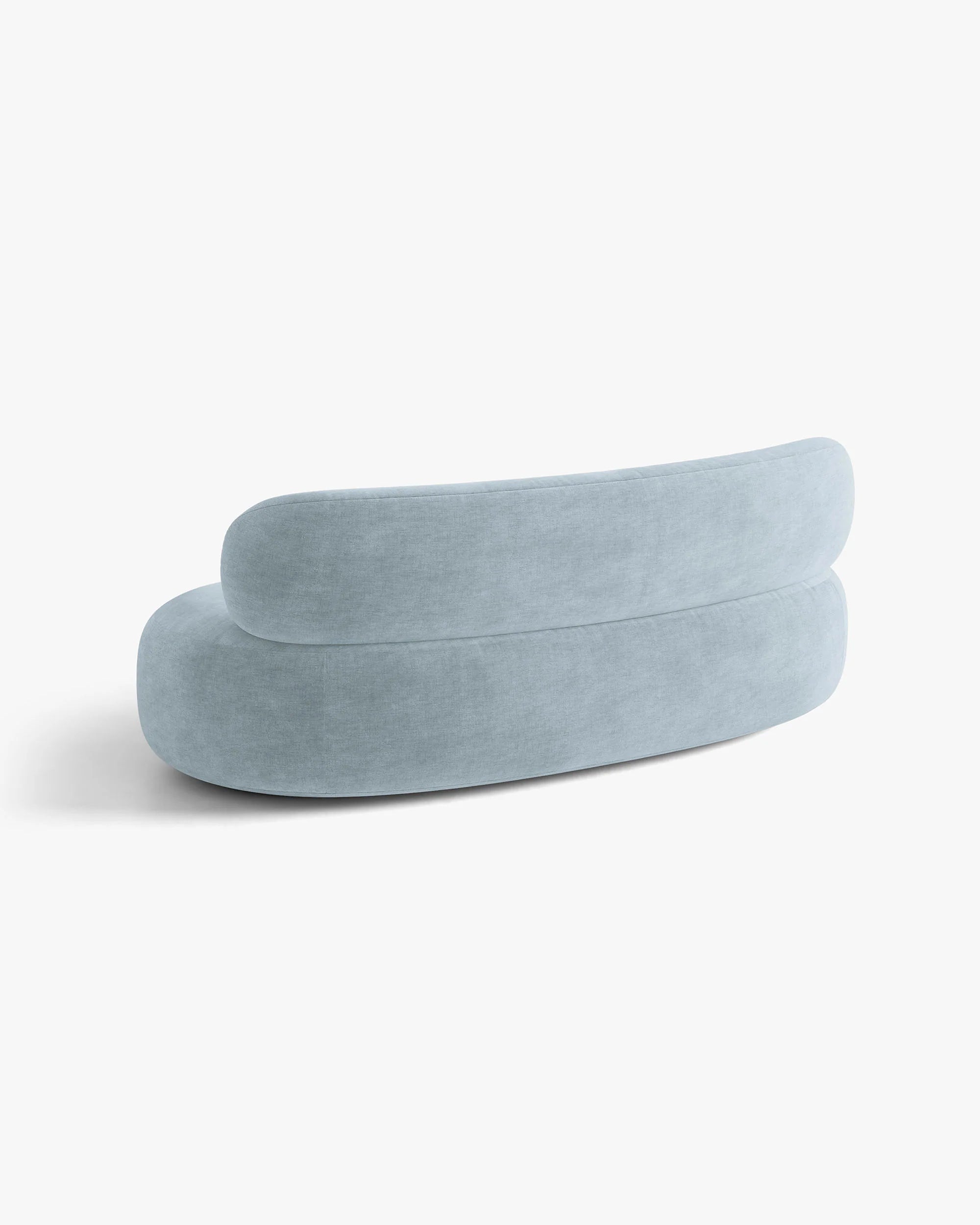 Sofa 3-osobowa AURA pastelowy niebieski szenil