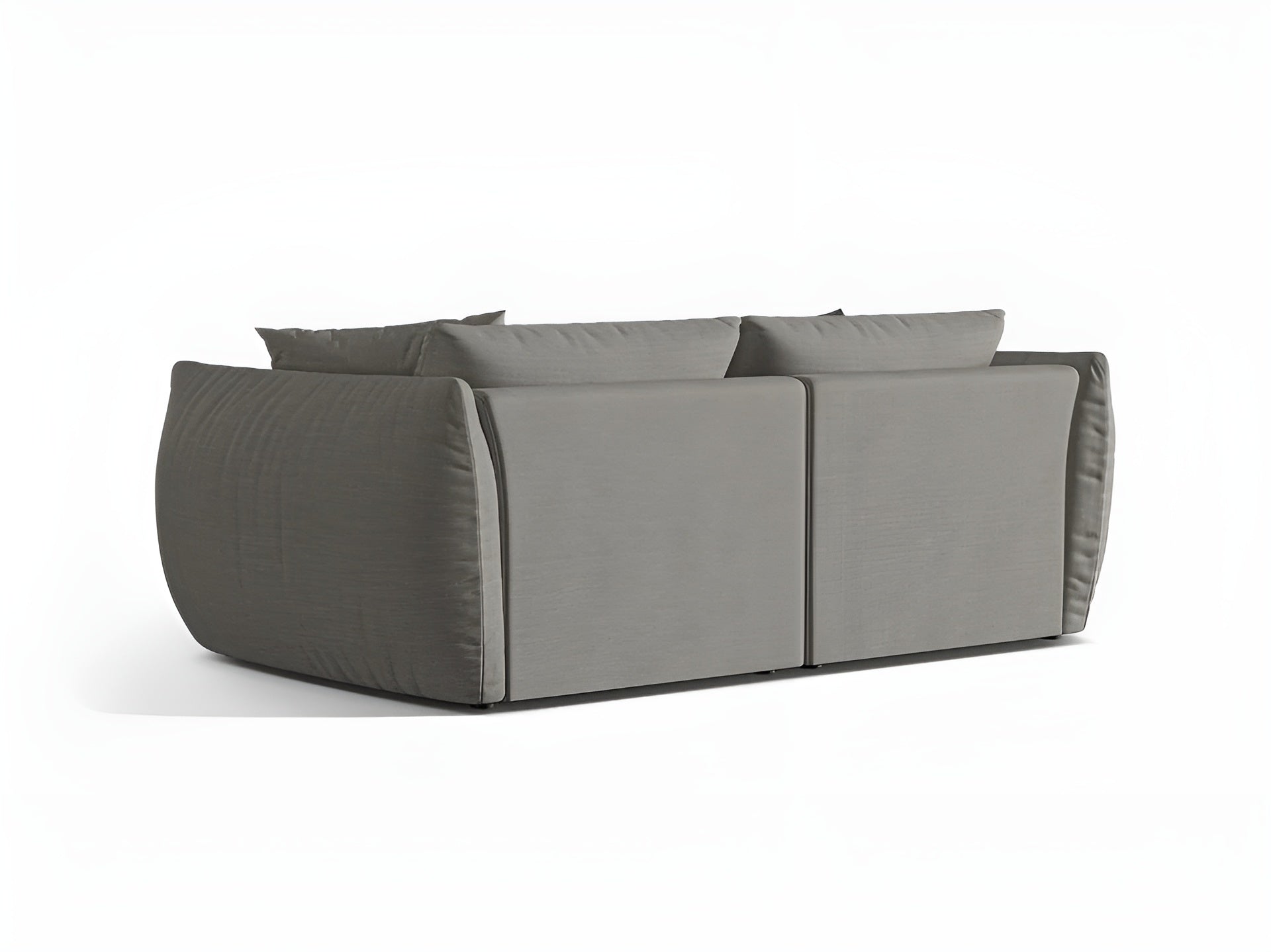 3-seater Sofa CHRIS dark gray chenille