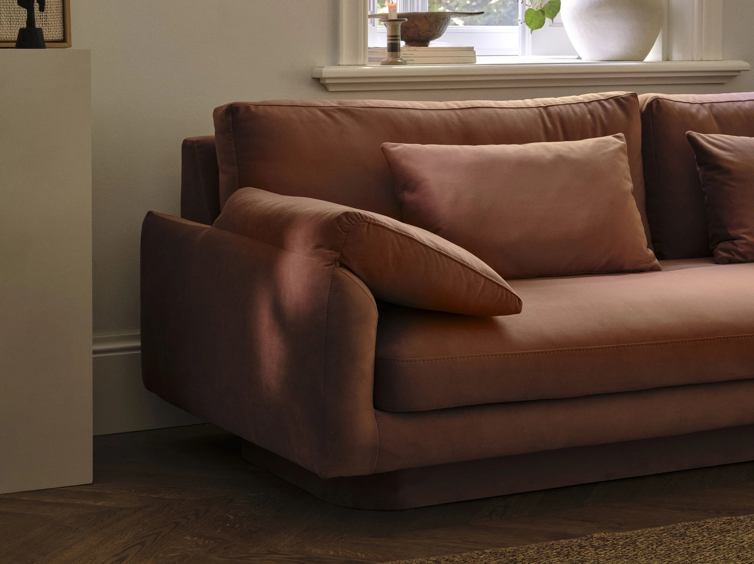 Torino Cuoio, 3-person velvet, 3-person left-sided corner