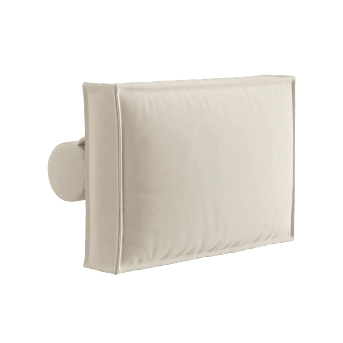 Dekorative Samt-Kissen NURIA hellbeige