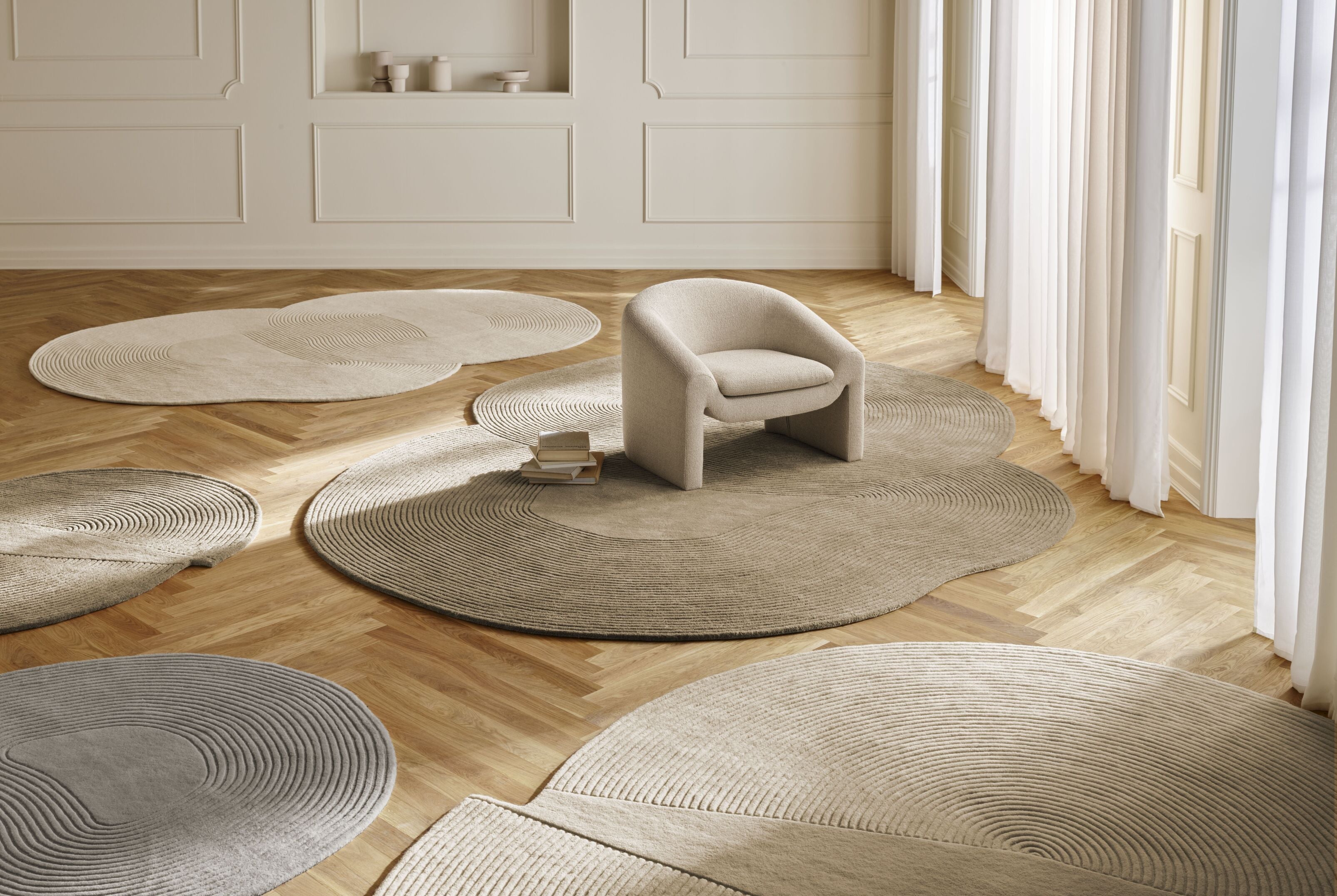 Zen Splin Rug braun