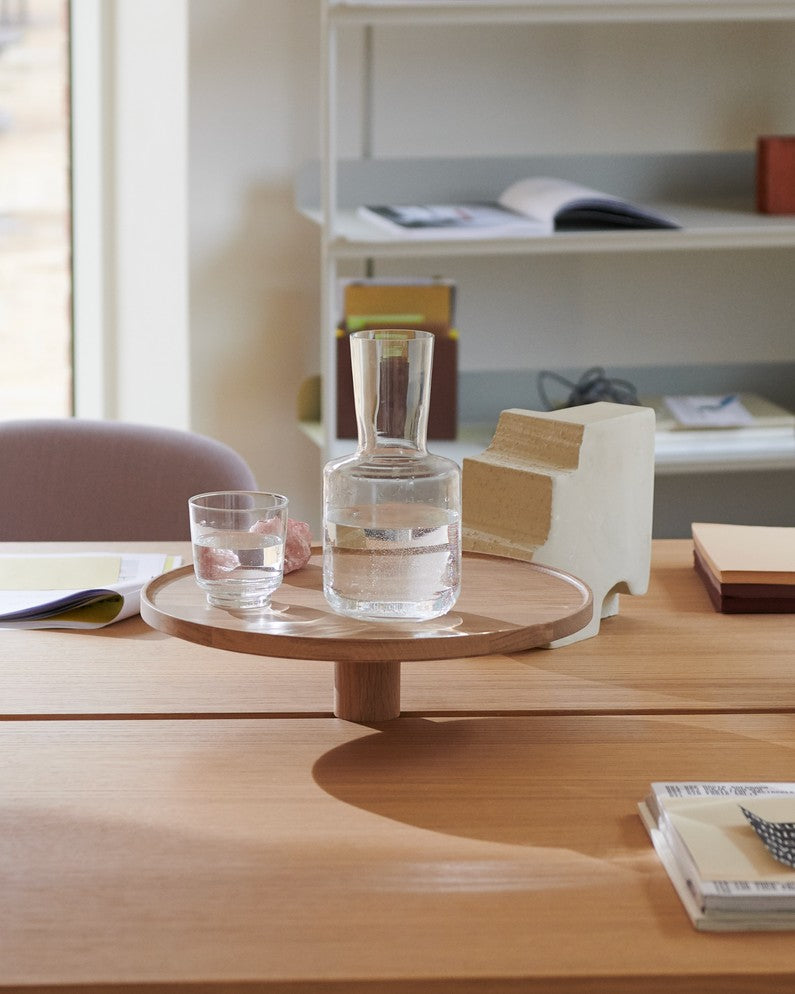 Bürotisch LINEAR SYSTEM - KONFIGURATION 1 Eichenfurnier