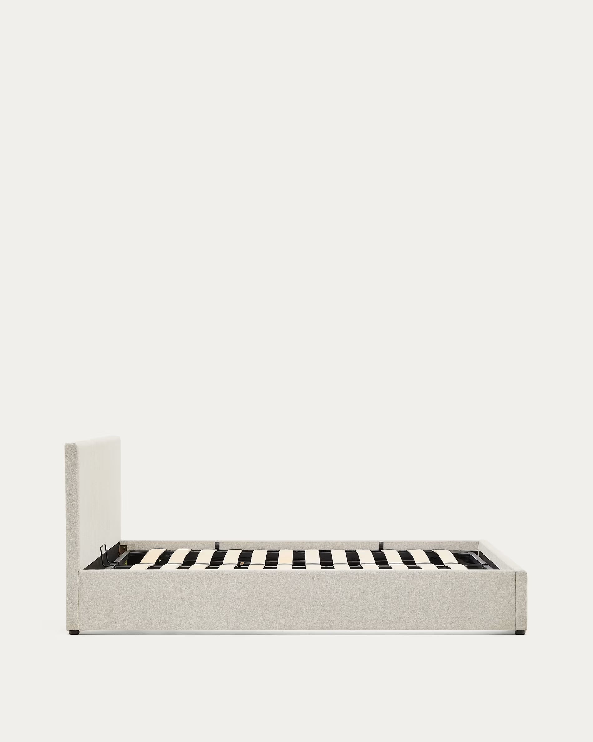 Bett mit Stauraum NAHIRI beige