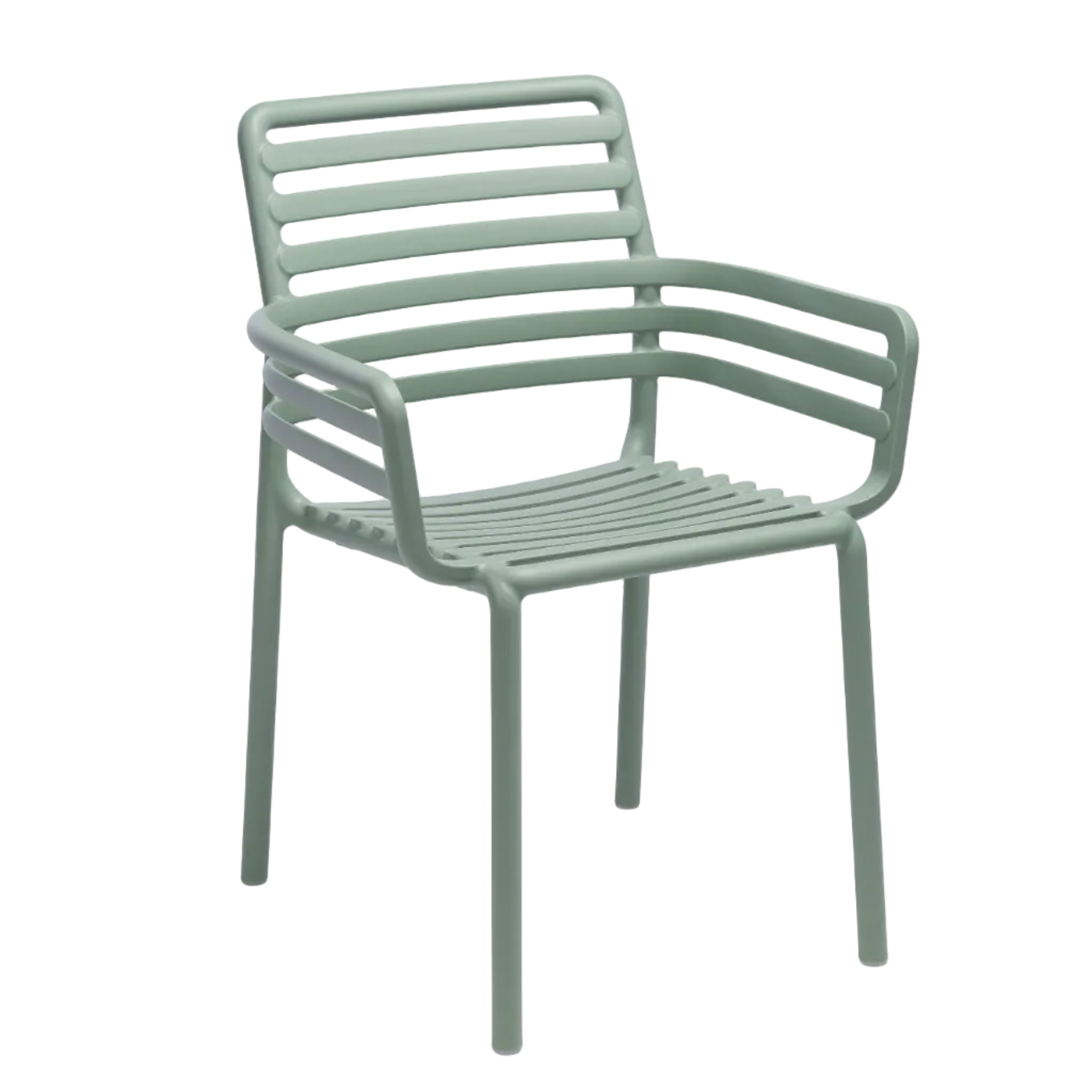 Outdoor chair with armrests DOGA mint