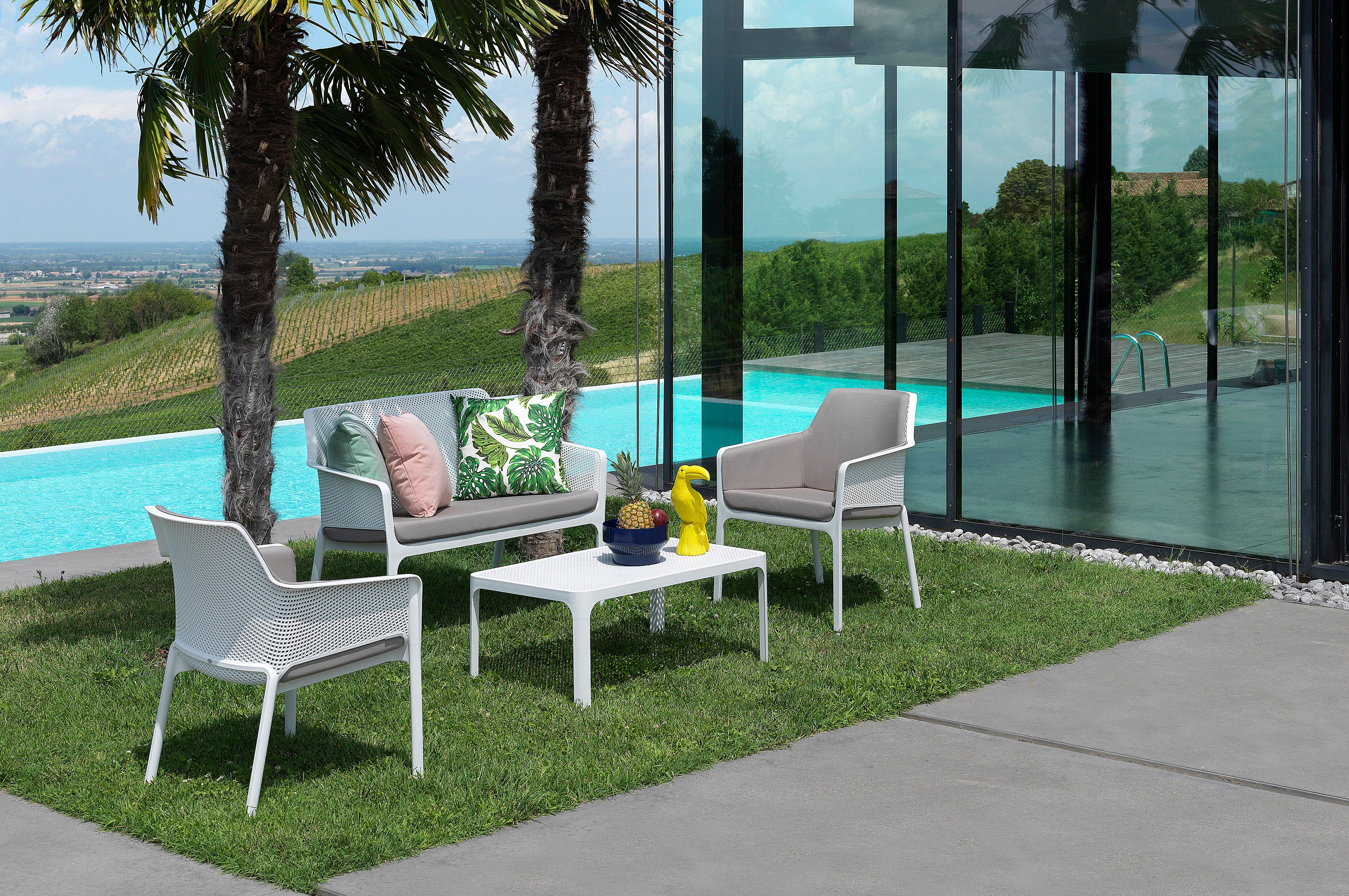 Outdoor Table NET Anthracite