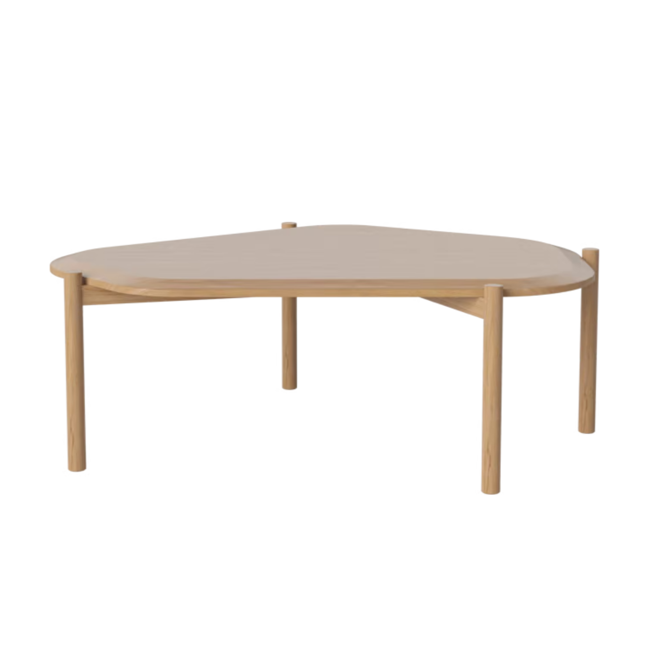 Coffee table island oak wood