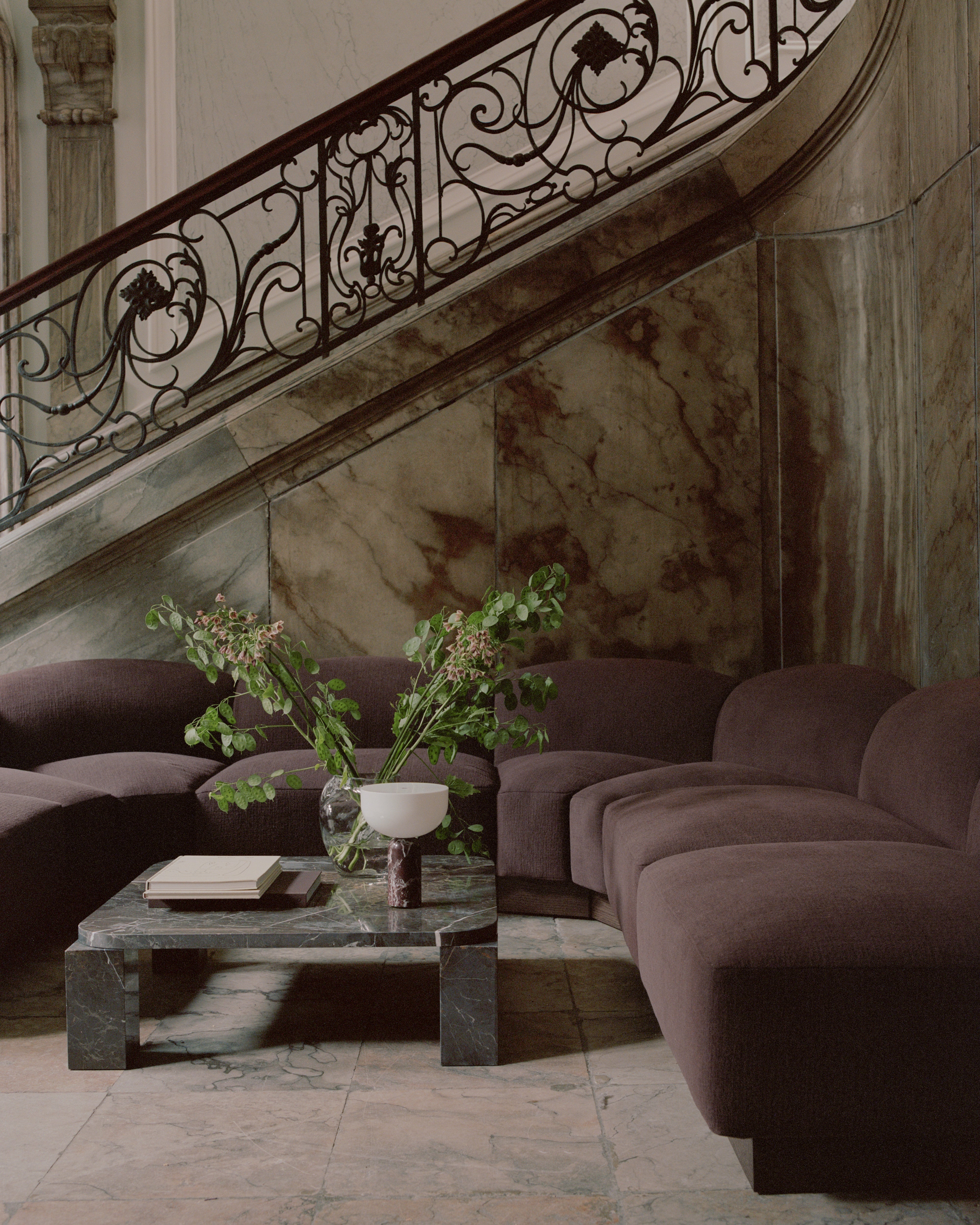 Modulares Sofa SHORE - personalisierbares, abgerundetes Eckelement