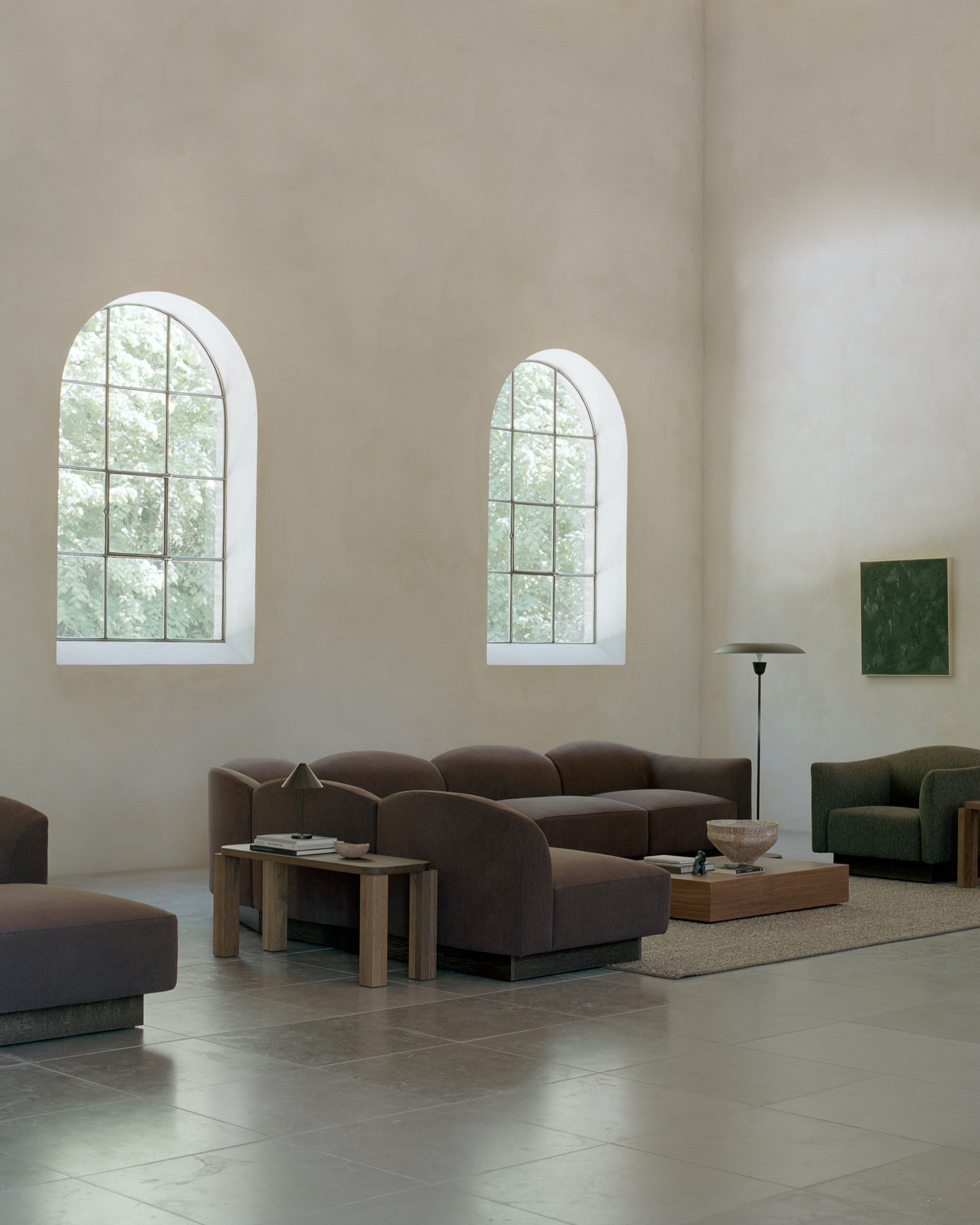 Modulares Sofa SHORE - personalisierbares, abgerundetes Eckelement