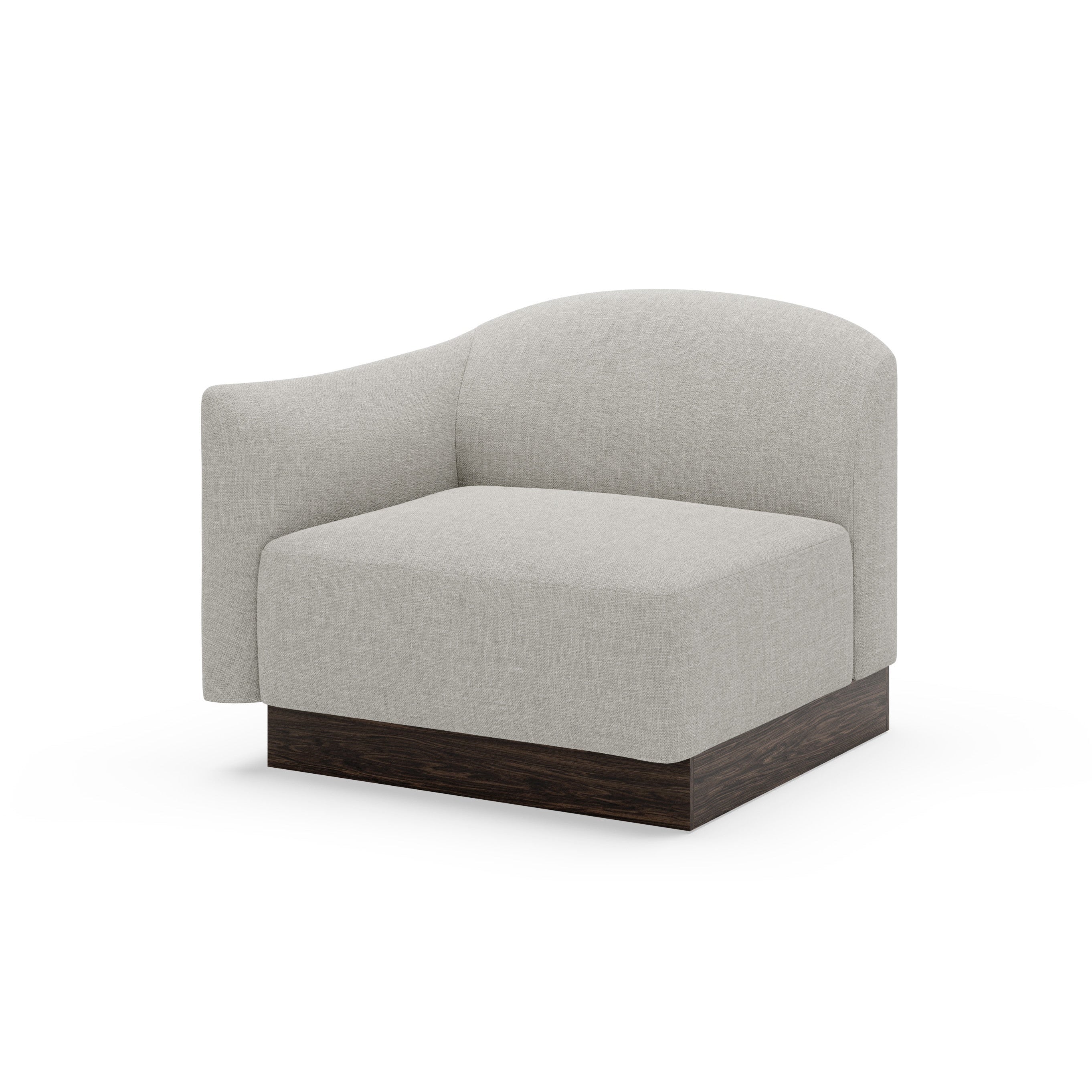 Modulares Sofa SHORE - personalisierbares Endelement links