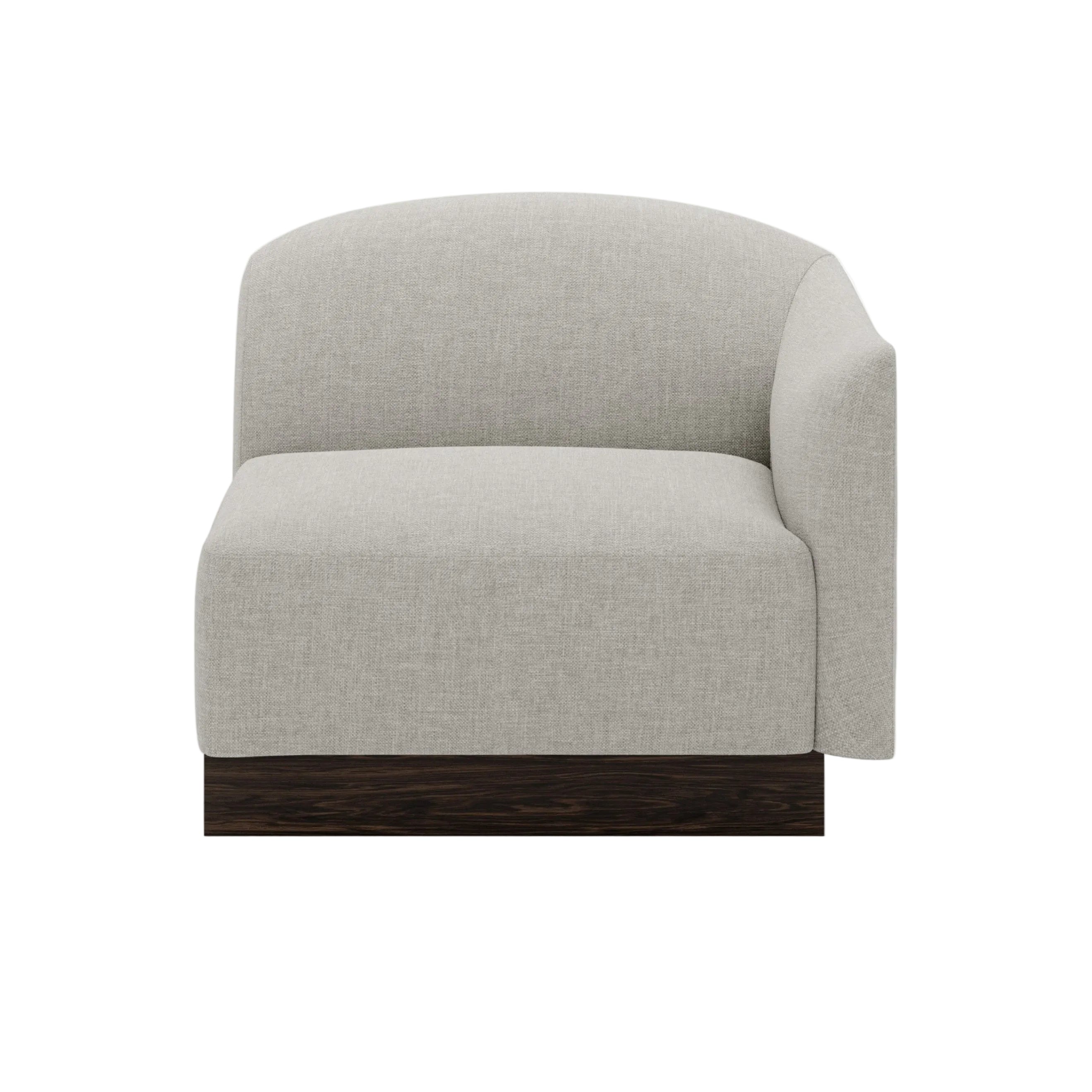 Modulares Sofa SHORE - personalisierbares Endelement rechts