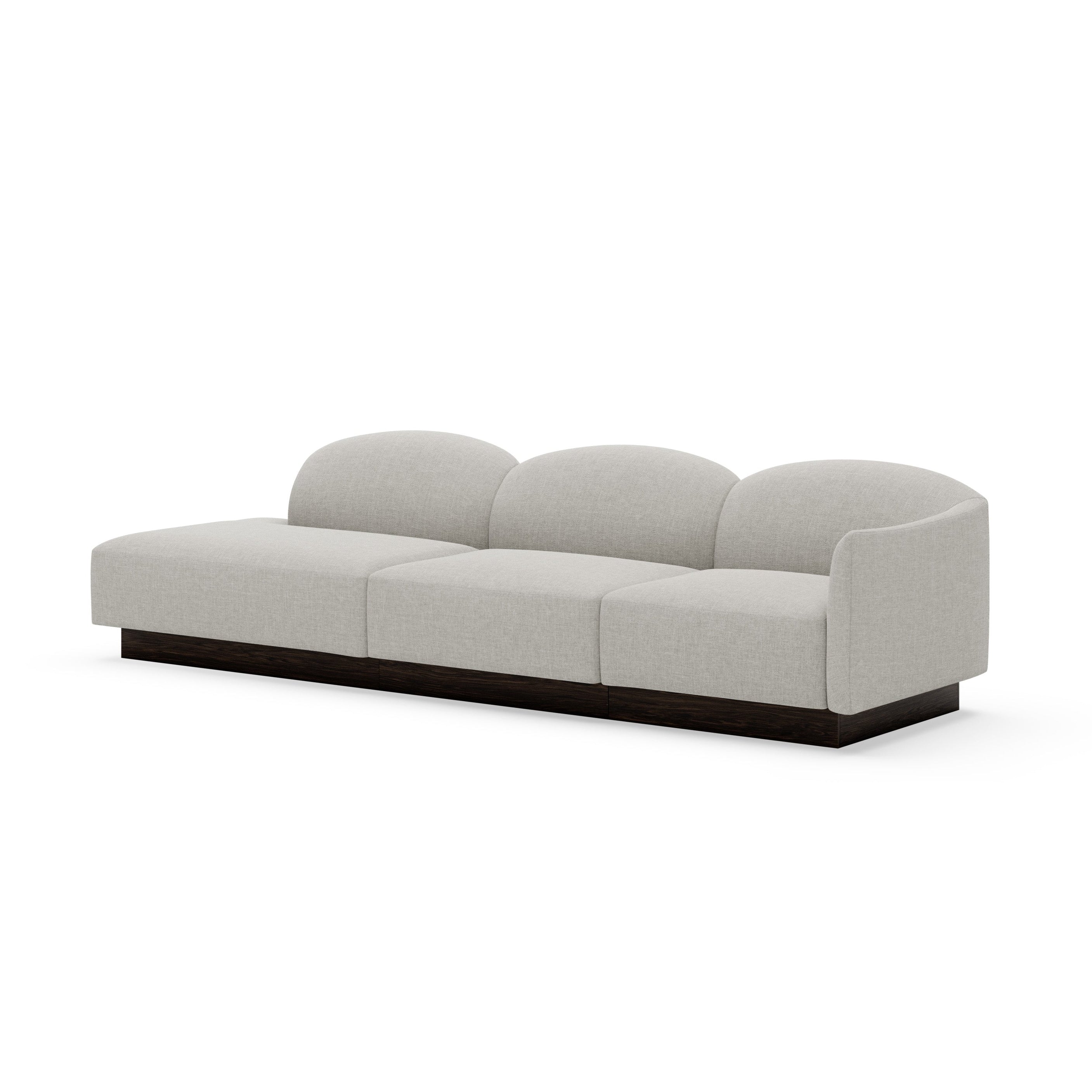 Modulares offenes Sofa links SHORE personalisierbar