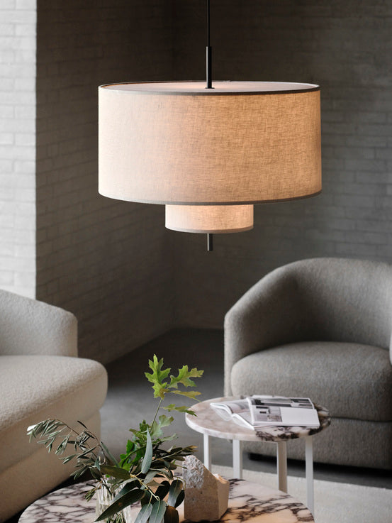 Beige margin hanging lamp