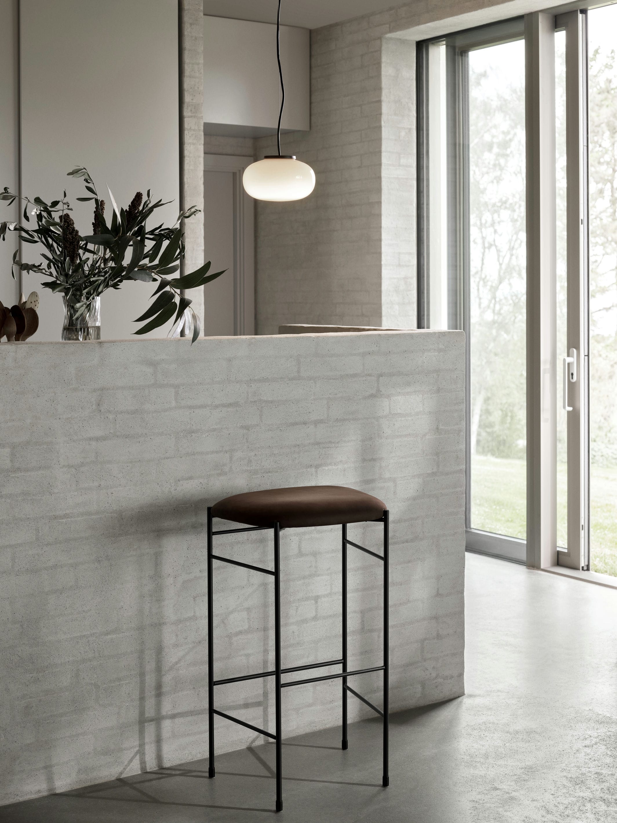 Gepolsterter Covent -Barhocker