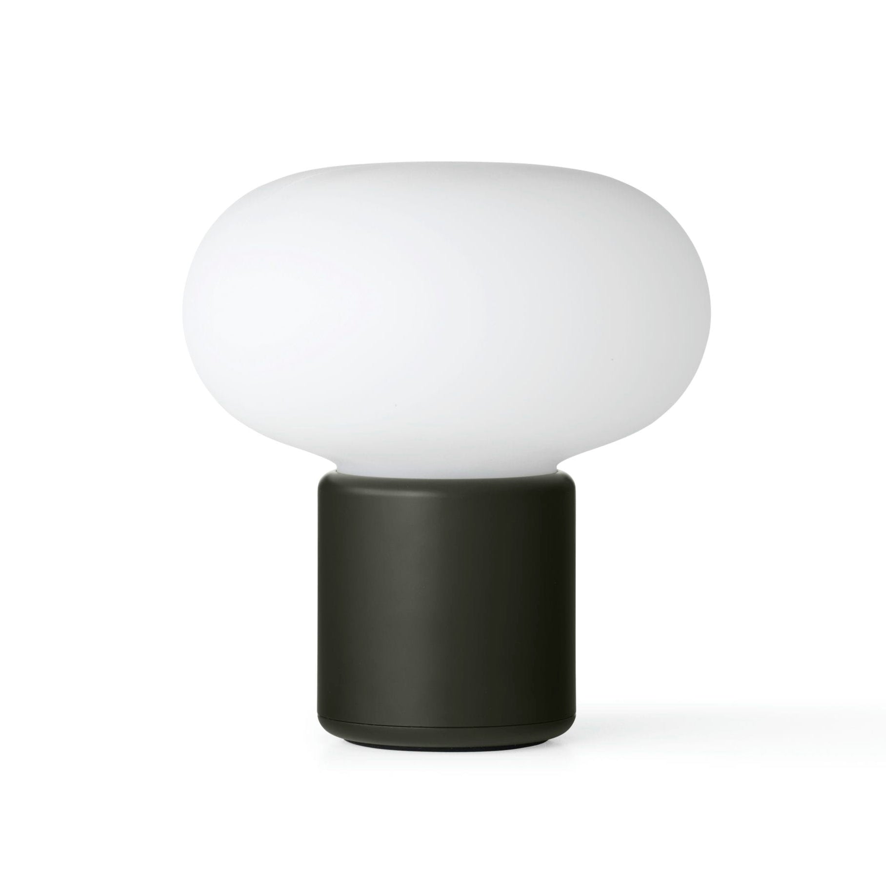 Dark-green karl-johan portable lamp
