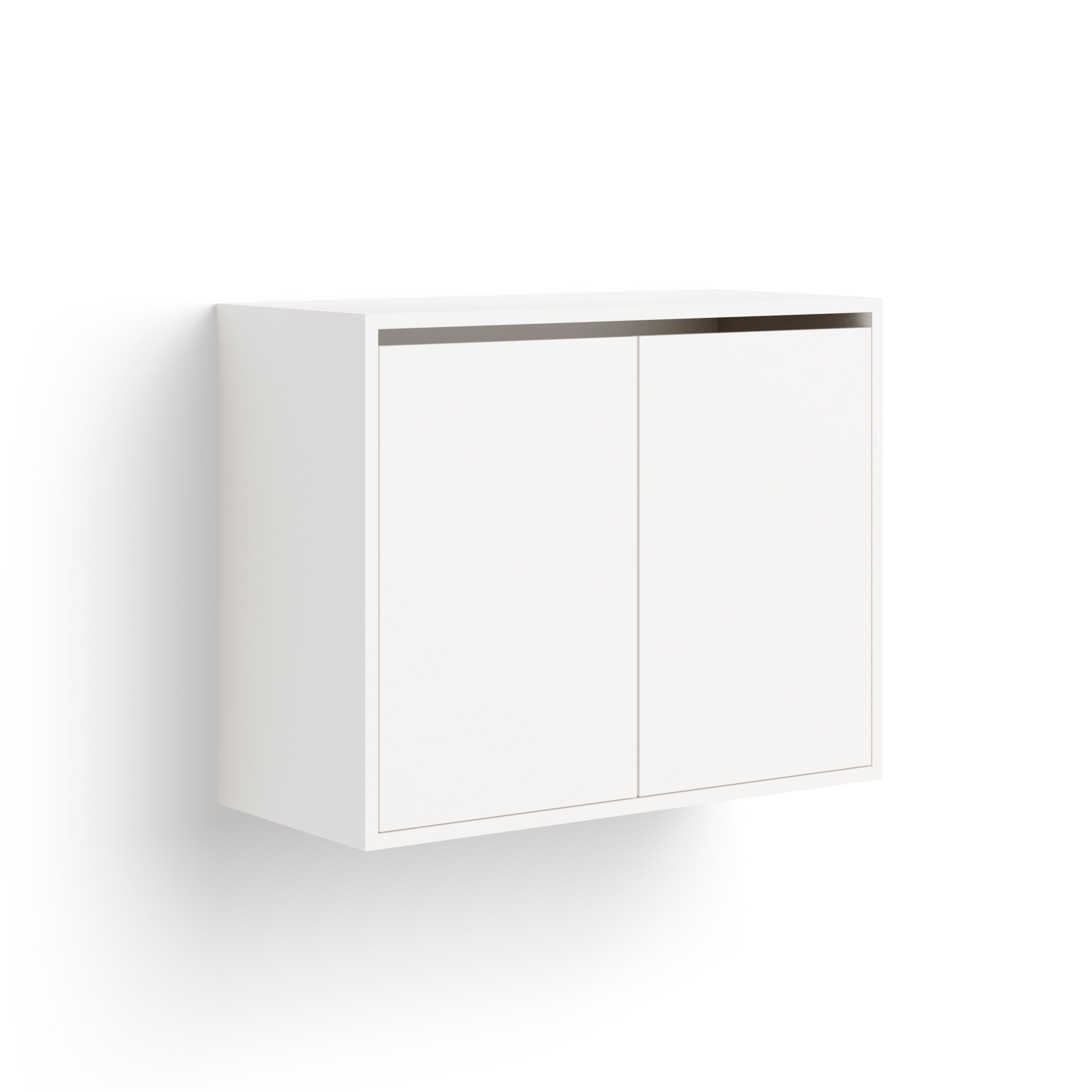 Hanging cabinet with the door of New Works Biały
