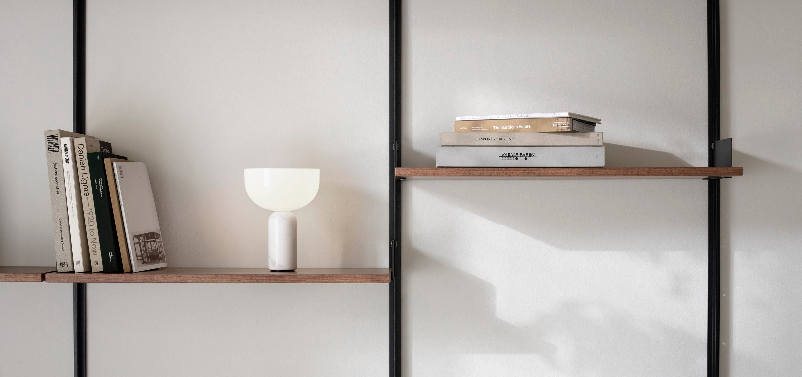 Tragbare Lampe KIZU aus weißem Marmor
