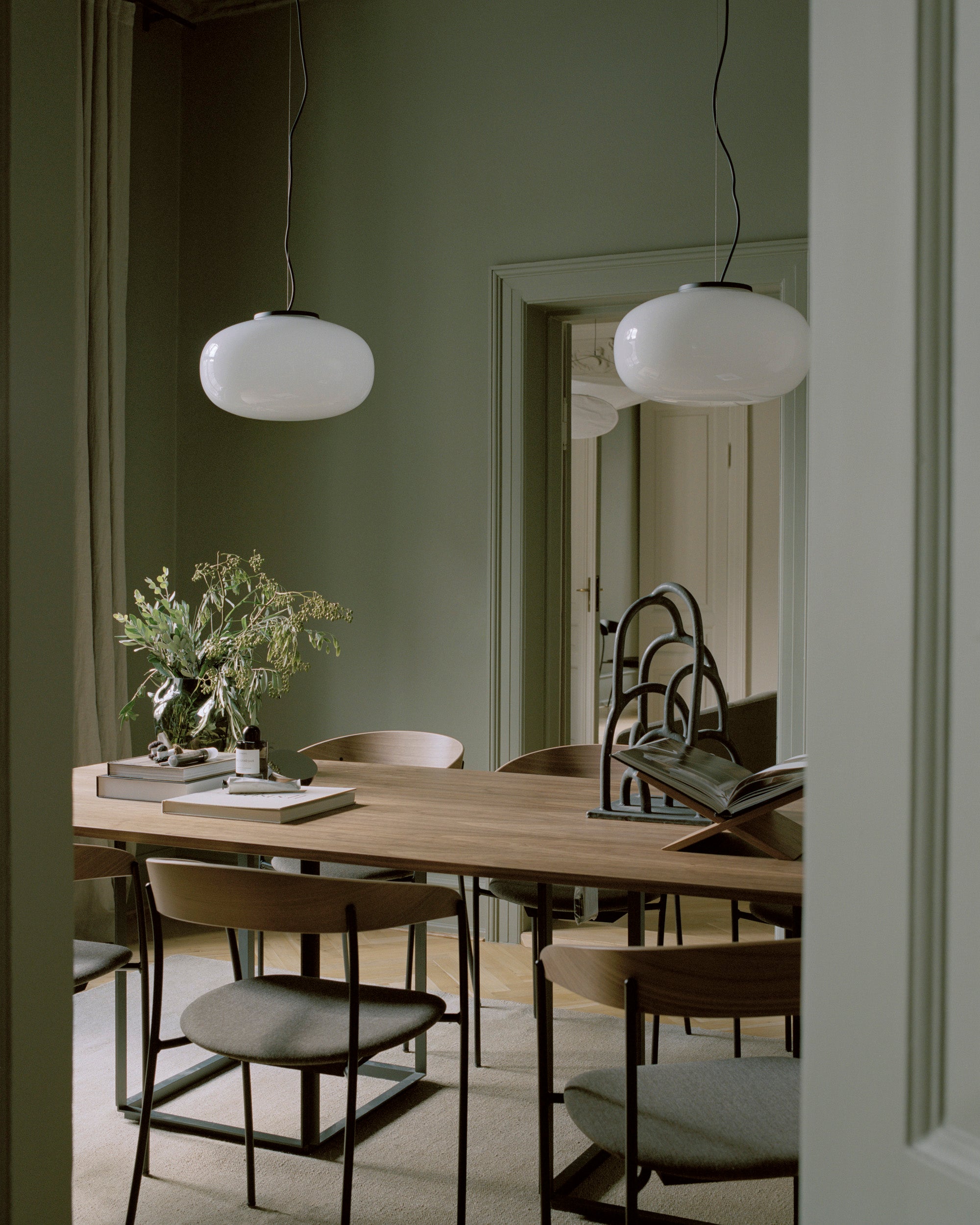 Hanging lamp Karl Johan Opailling Glass