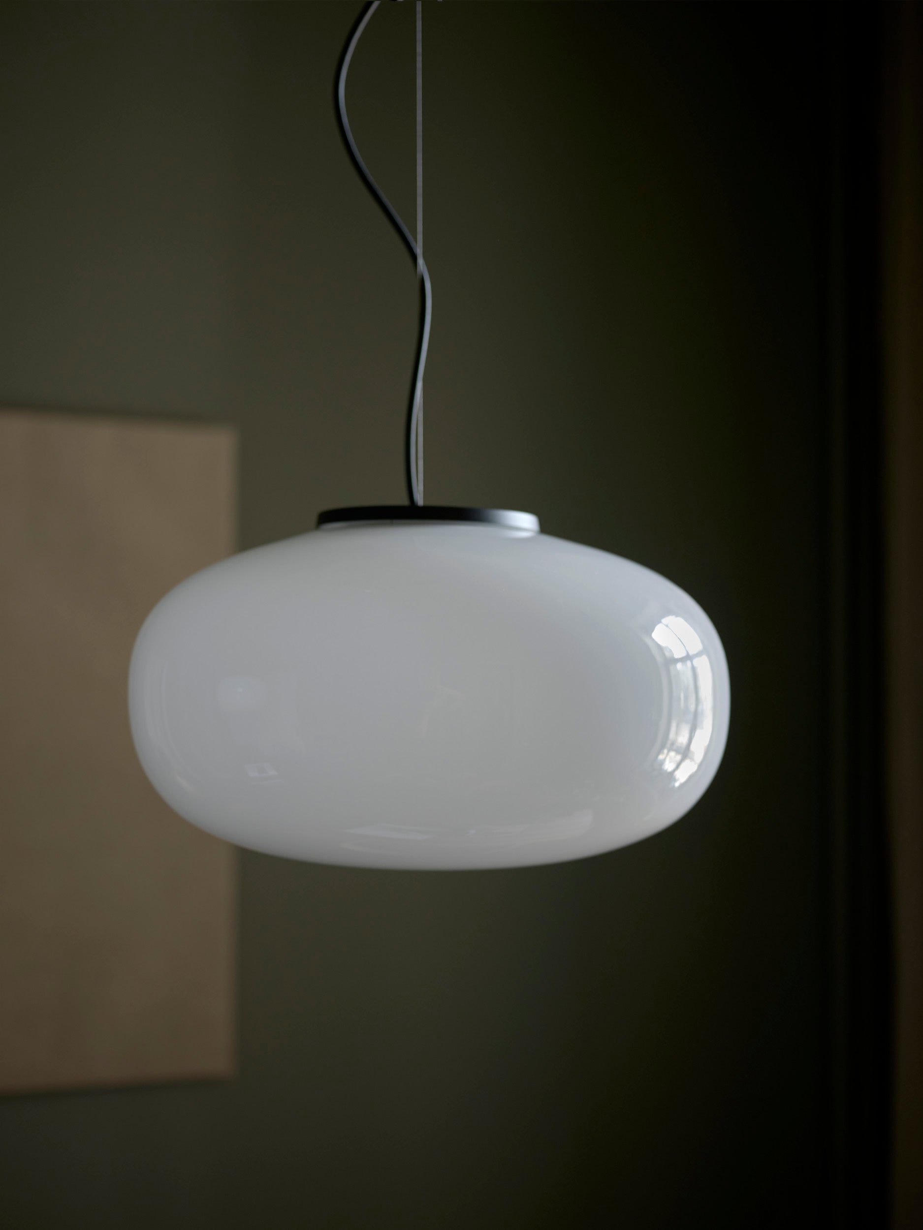 Hanging lamp Karl Johan Opailling Glass
