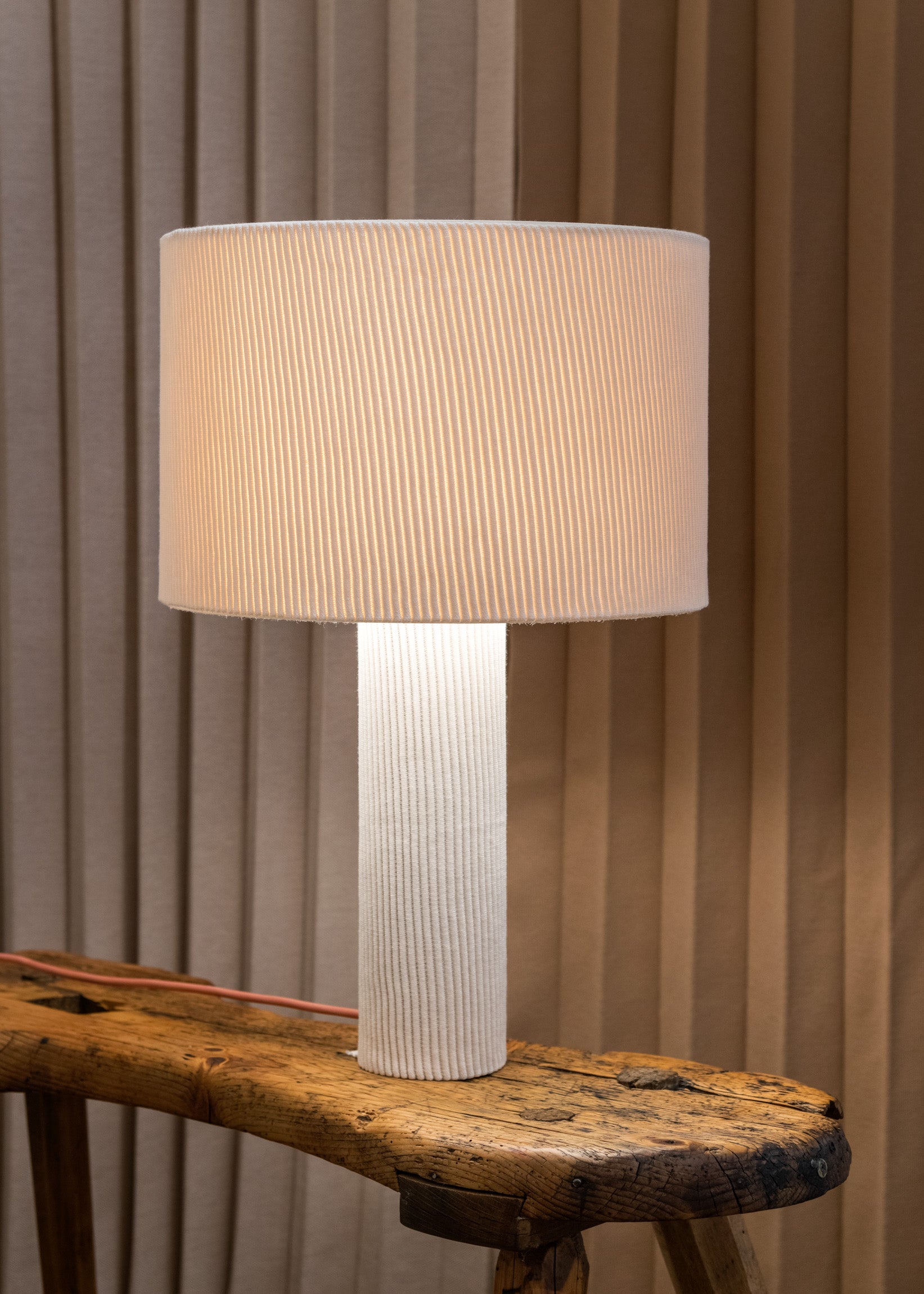 Beige Wool Table Lamp PYJAMA