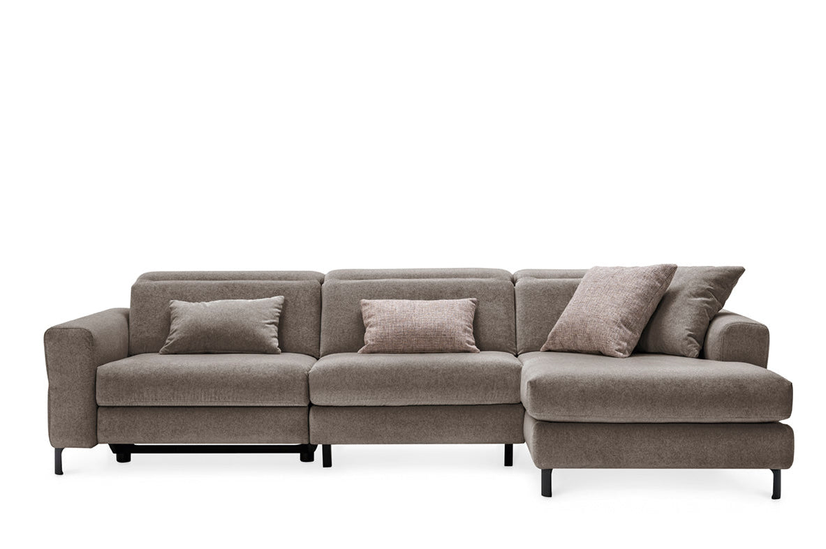 Right-facing corner sofa NORMA upholstered