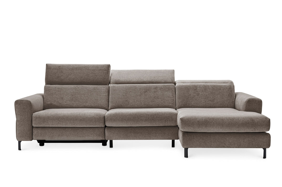 Right-facing corner sofa NORMA upholstered