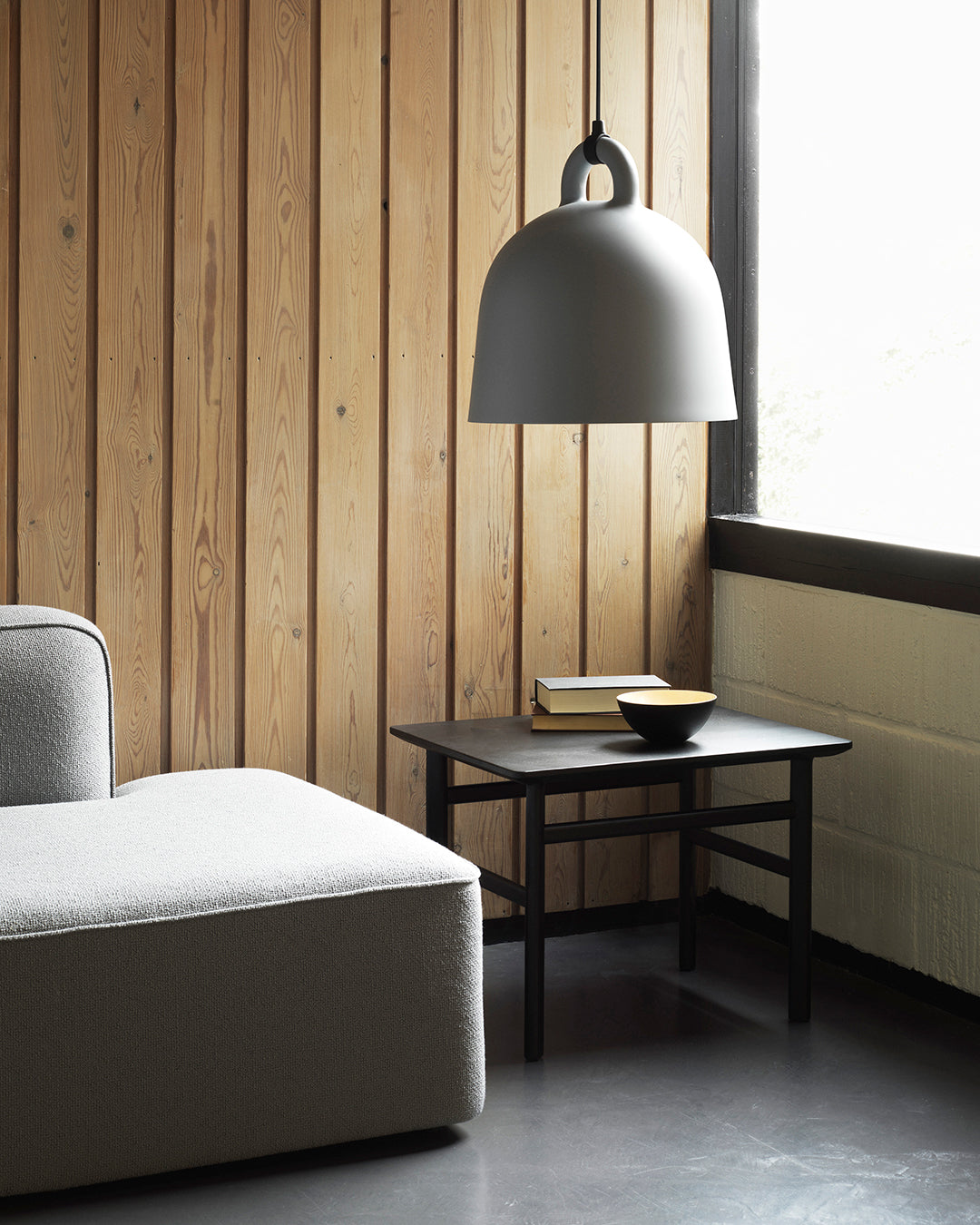 BELL gray pendant lamp