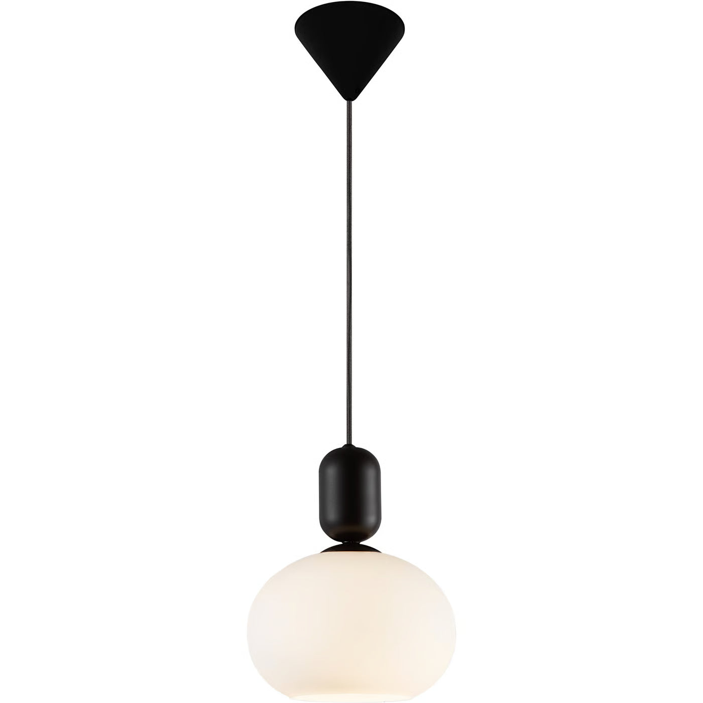 Lampe Notti Oval Schwarz