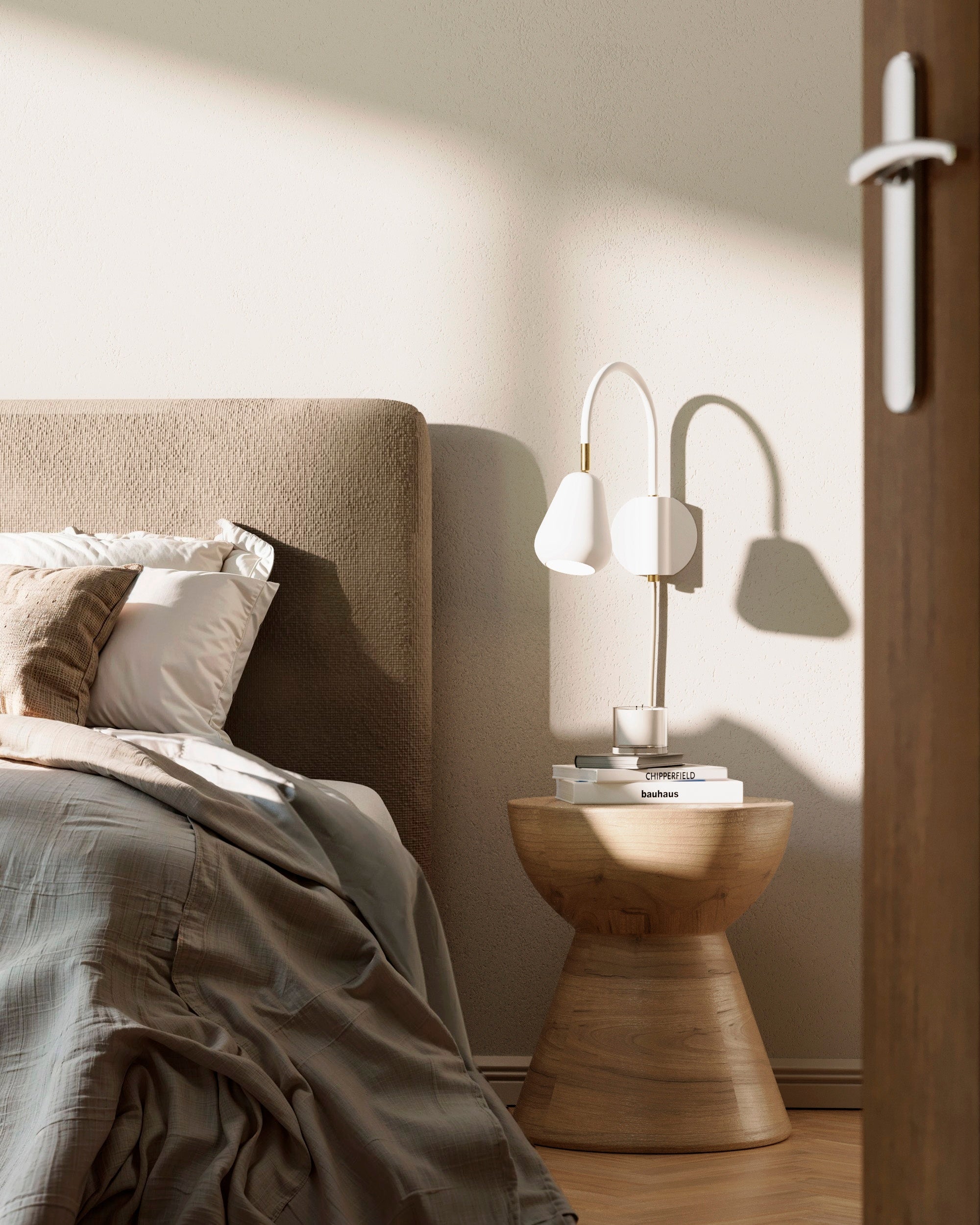 Wandlampe verstellbar ANOLI gold mit weißem Licht