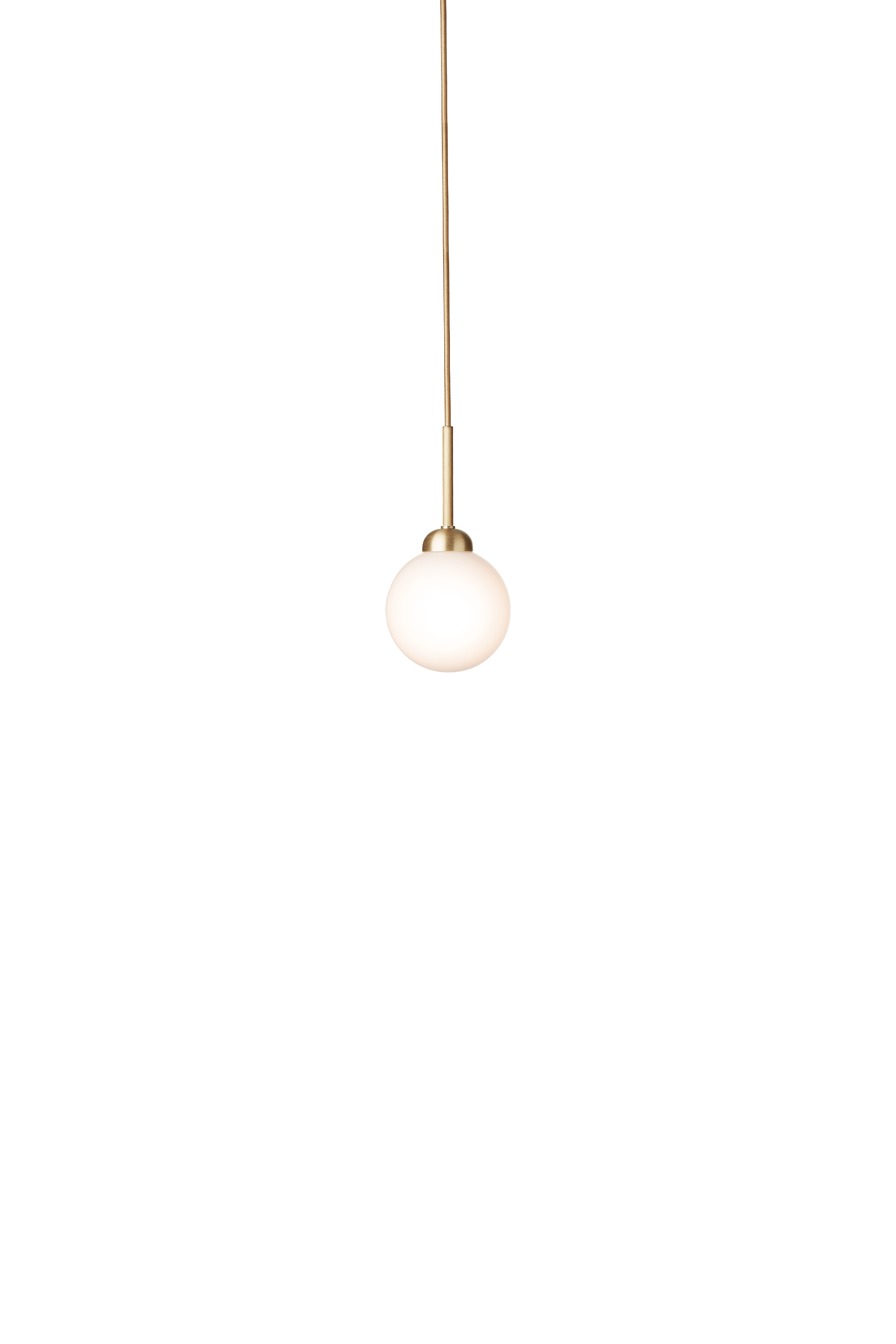 Pendelleuchte APIALES aus Messing mit opalem Glas [Antonina] [Amelia spr]