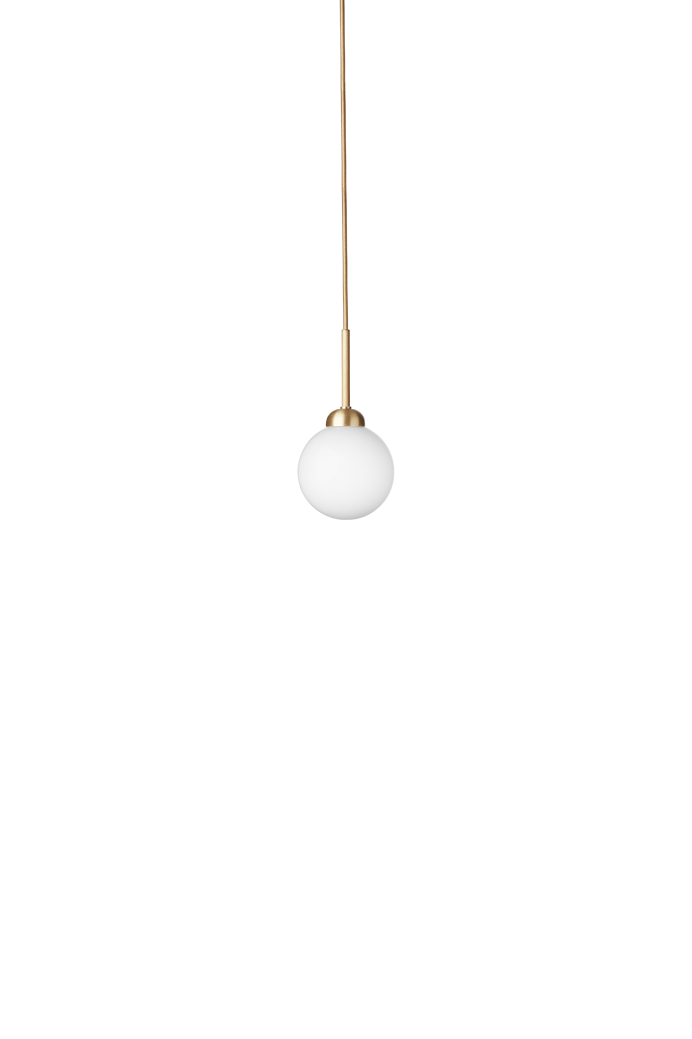 Pendelleuchte APIALES aus Messing mit opalem Glas [Antonina] [Amelia spr]