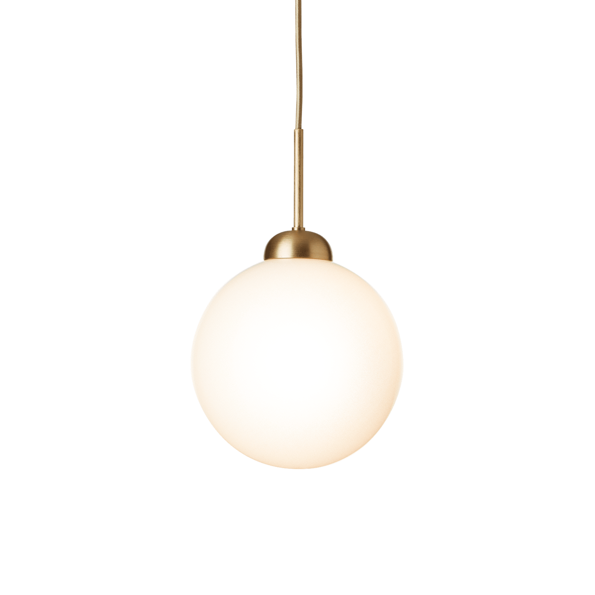 Pendelleuchte APIALES aus Messing mit opalem Glas [Antonina] [Amelia spr]