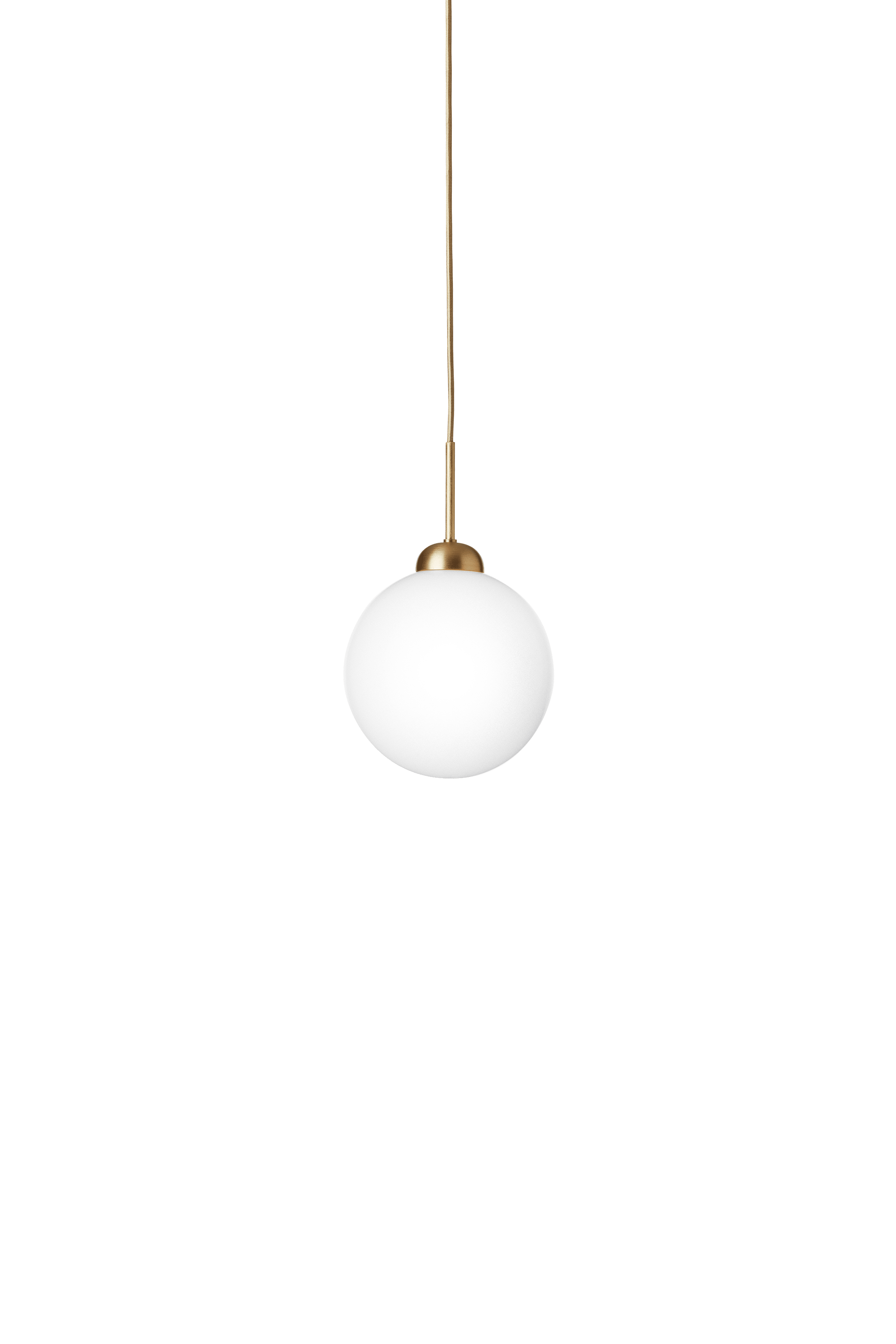 Pendelleuchte APIALES aus Messing mit opalem Glas [Antonina] [Amelia spr]