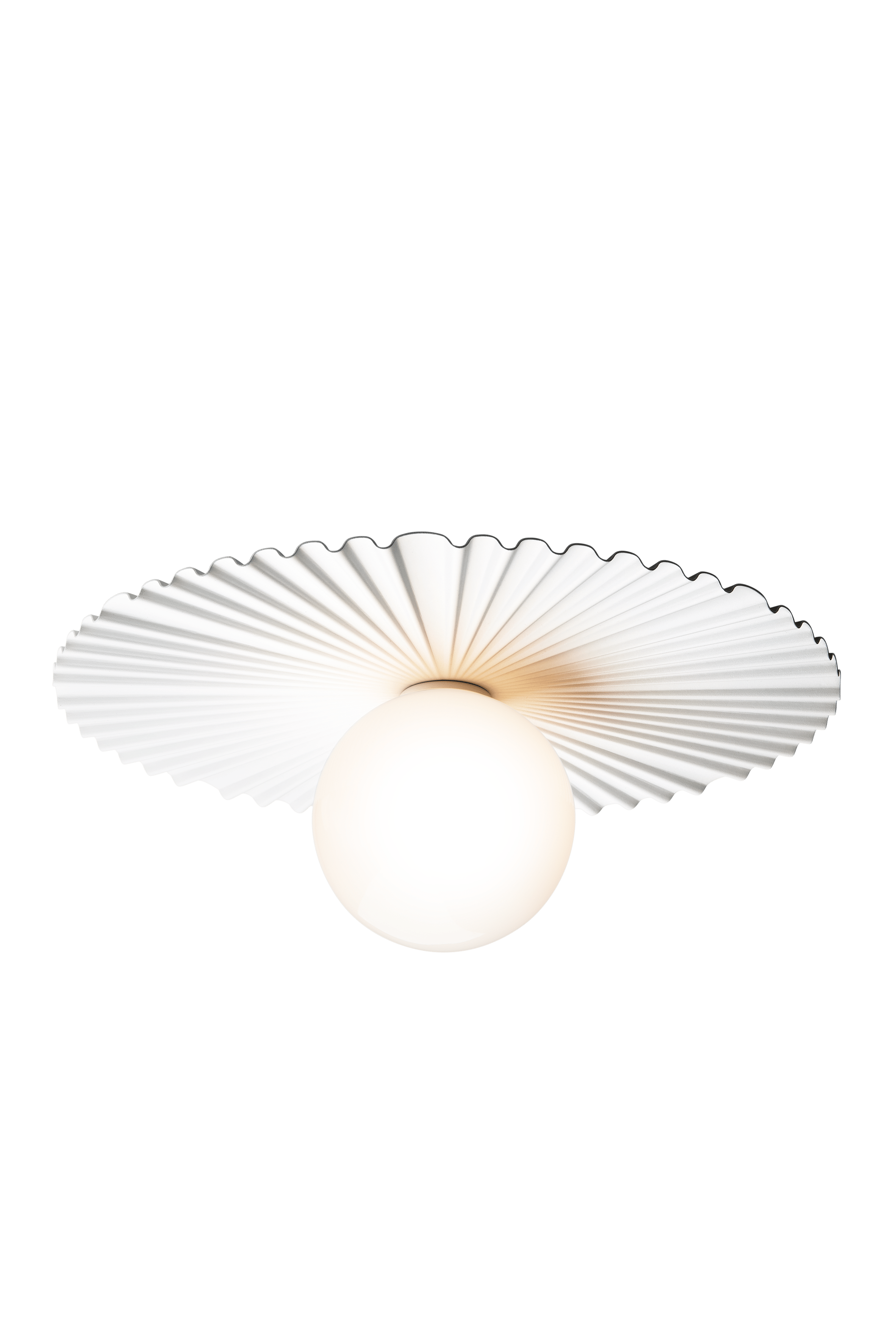 LIILA MUUSE Wall Lamp in White with Opal Glass