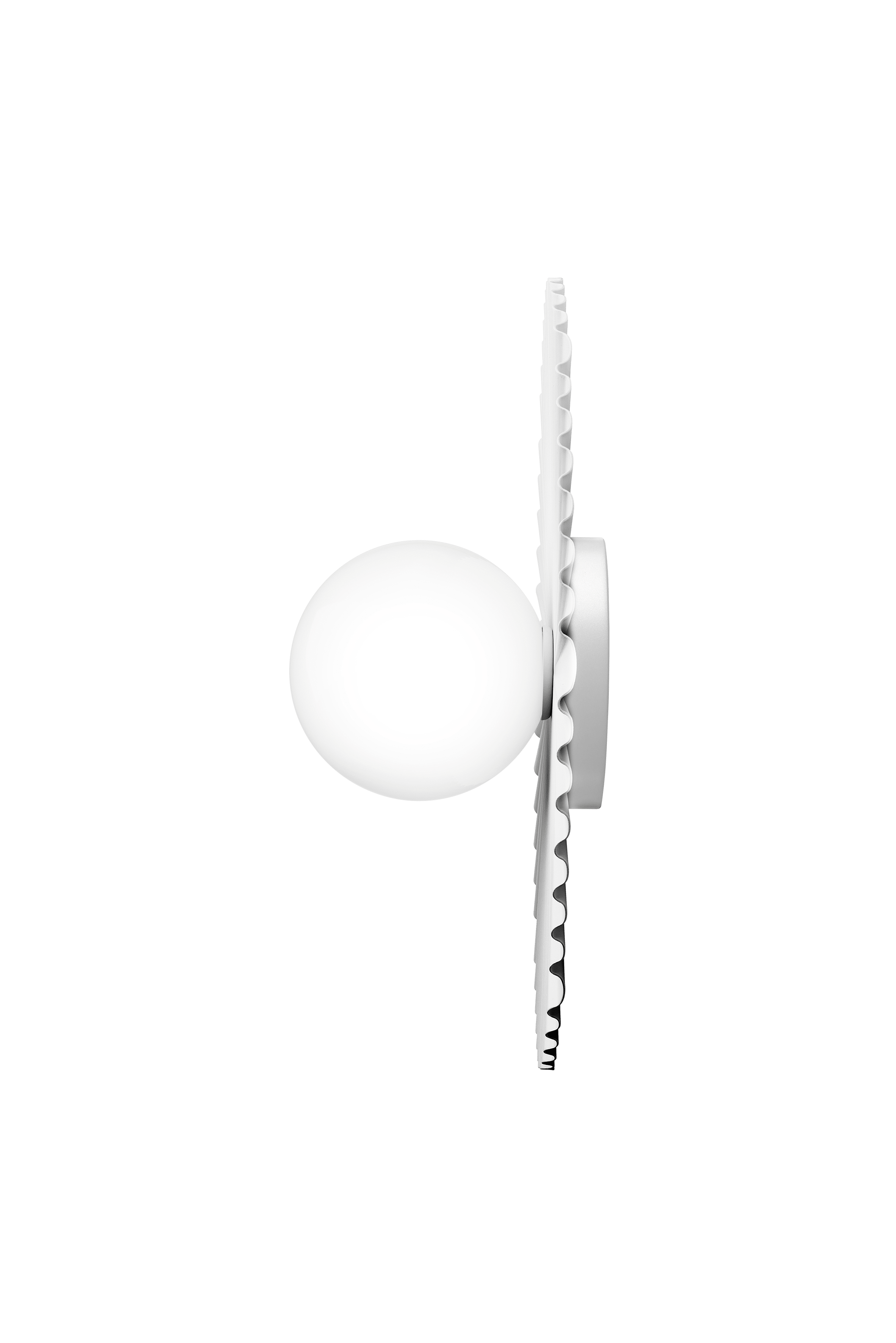 LIILA MUUSE Wall Lamp in White with Opal Glass